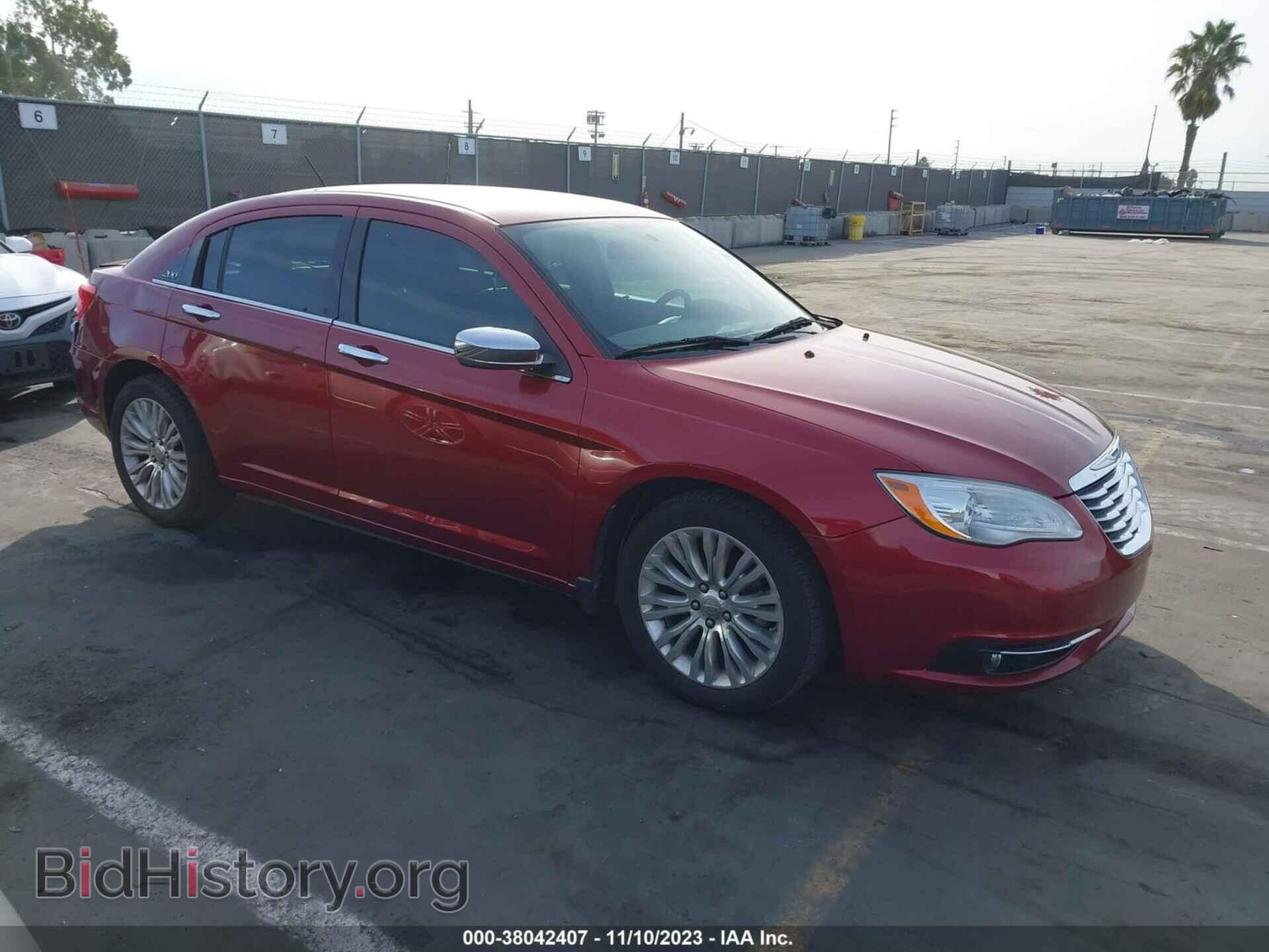Фотография 1C3CCBCG0CN144782 - CHRYSLER 200 2012