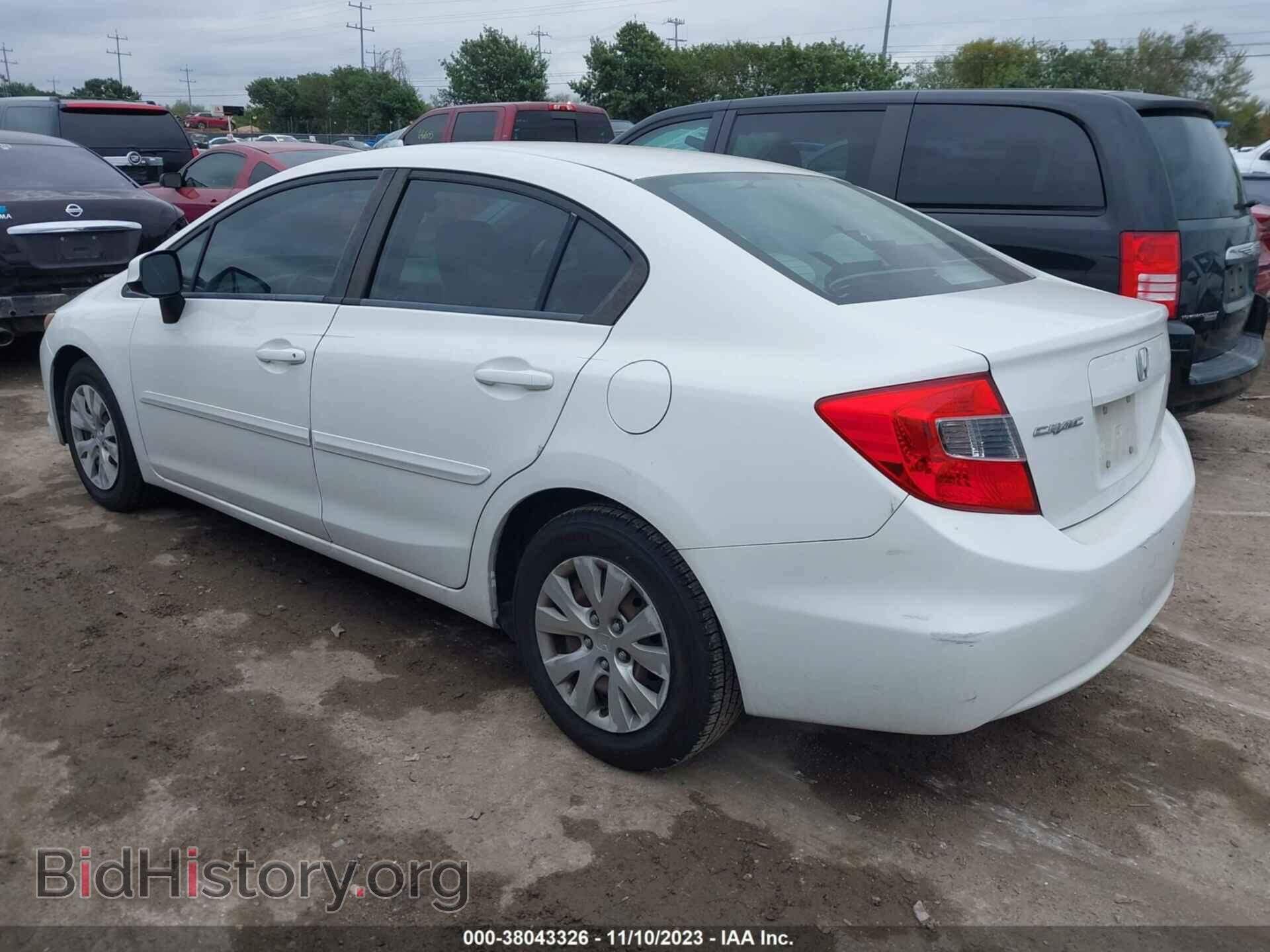 2012 HONDA CIVIC - VIN: 2HGFB2F50CH609903 - Photo 3