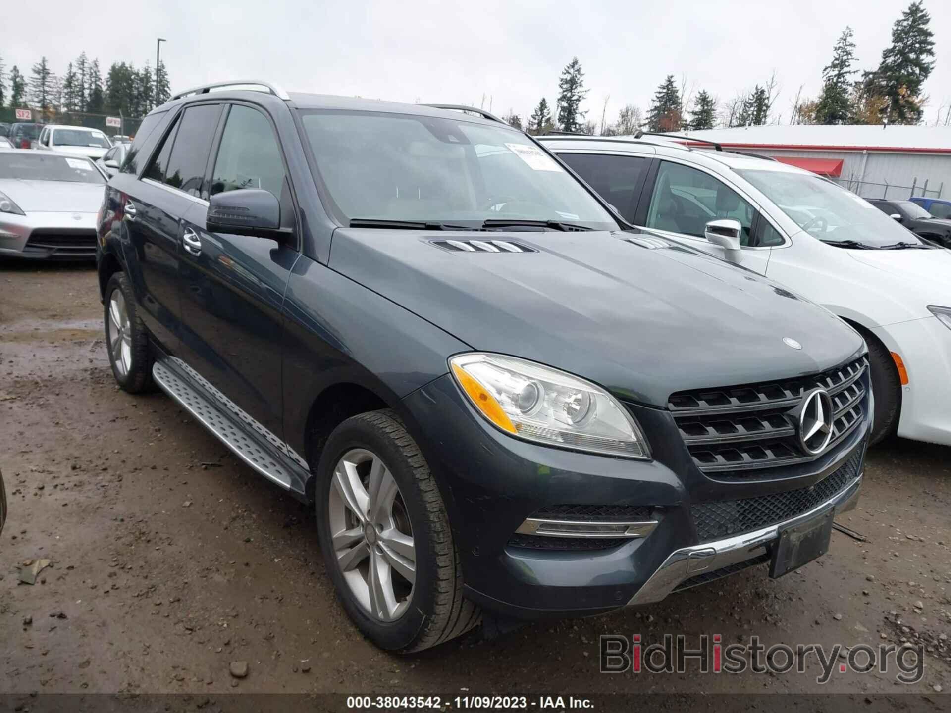 Photo 4JGDA5JB2EA399146 - MERCEDES-BENZ ML 350 2014