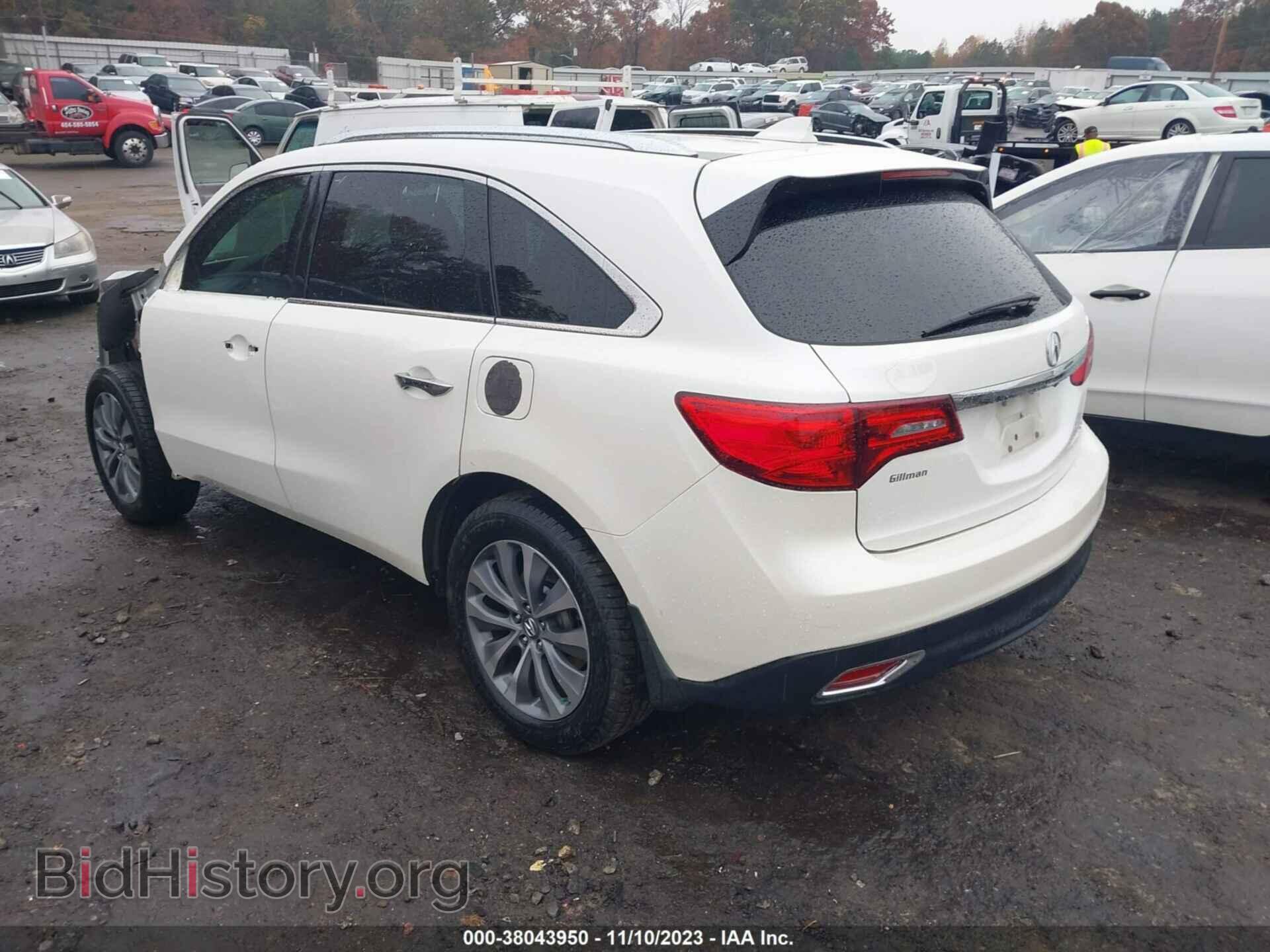 2014 ACURA MDX - VIN: 5FRYD4H41EB044893 - Photo 3