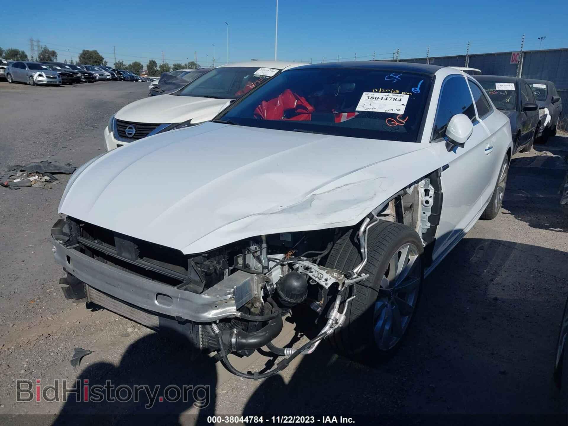 2018 AUDI A5 - VIN: WAUNNAF5XJA009829 - Фото 2