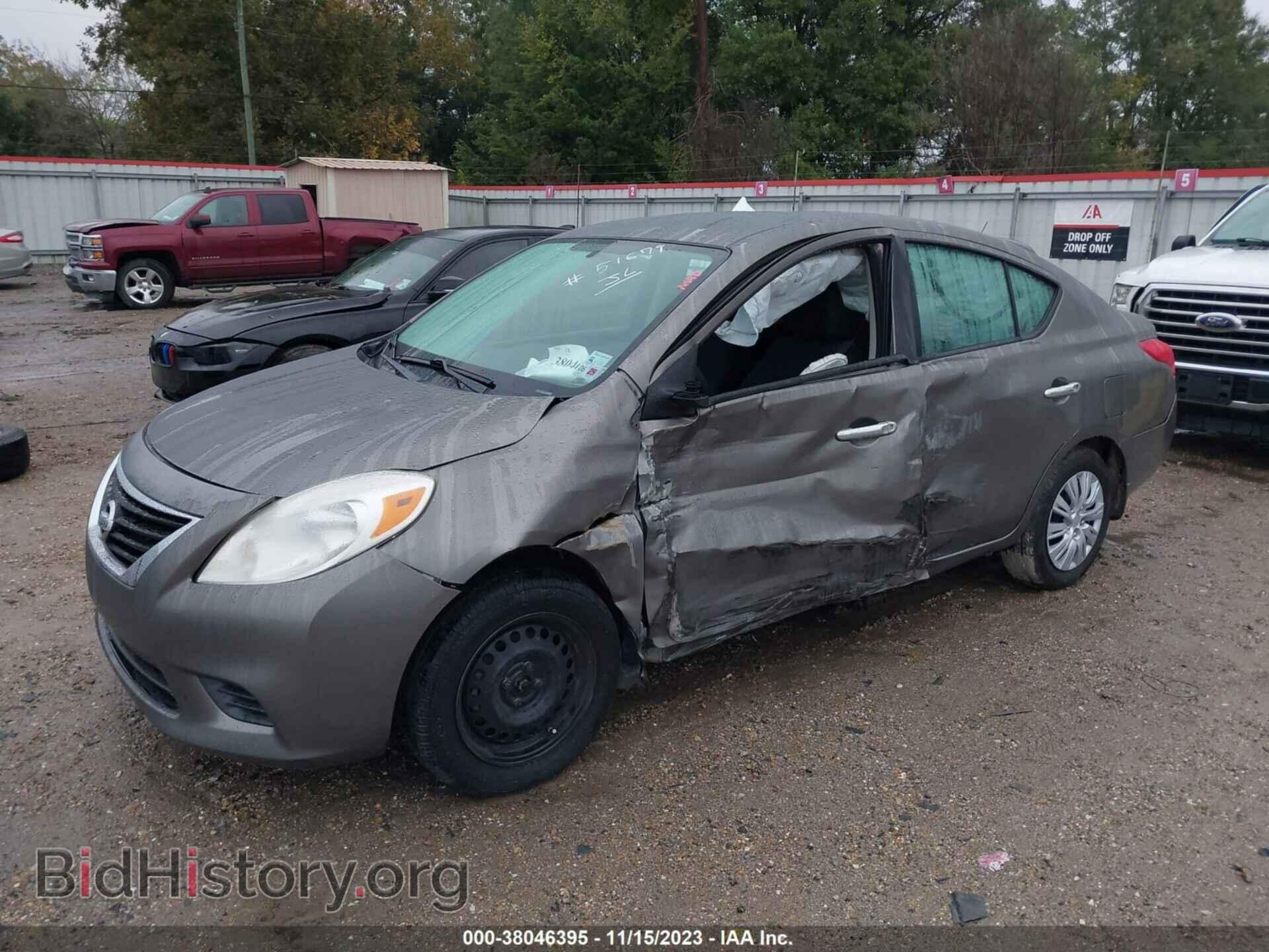 2012 NISSAN VERSA - VIN: 3N1CN7AP1CL870420 - Фото 2