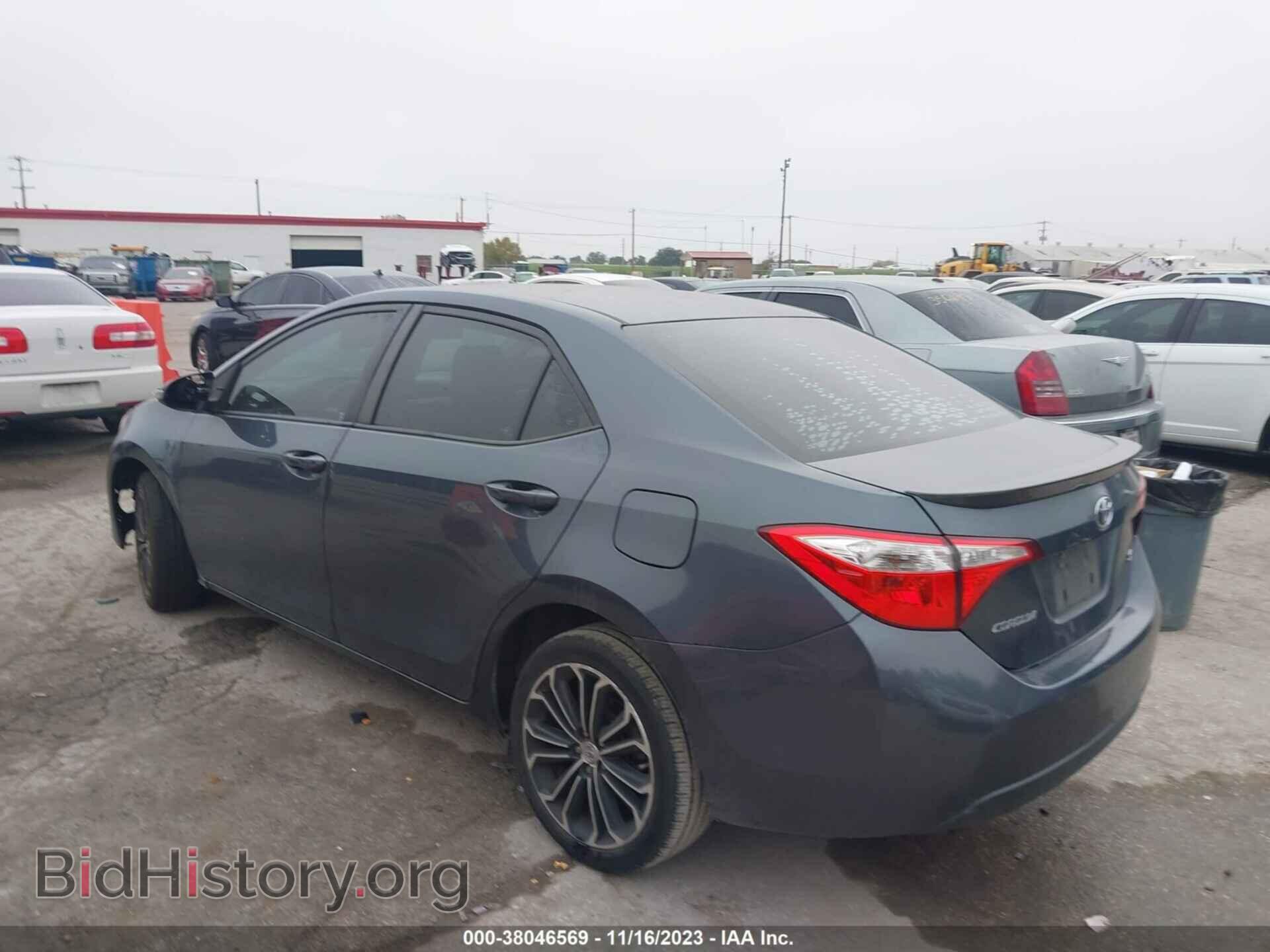 2014 TOYOTA COROLLA - VIN: 2T1BURHE2EC105332 - Фото 3