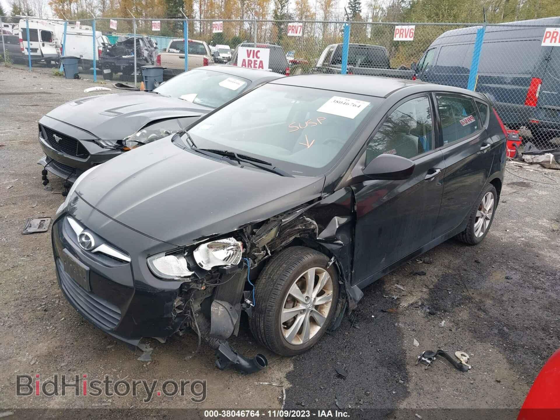 2012 HYUNDAI ACCENT - VIN: KMHCU5AE8CU053398 - Фото 2
