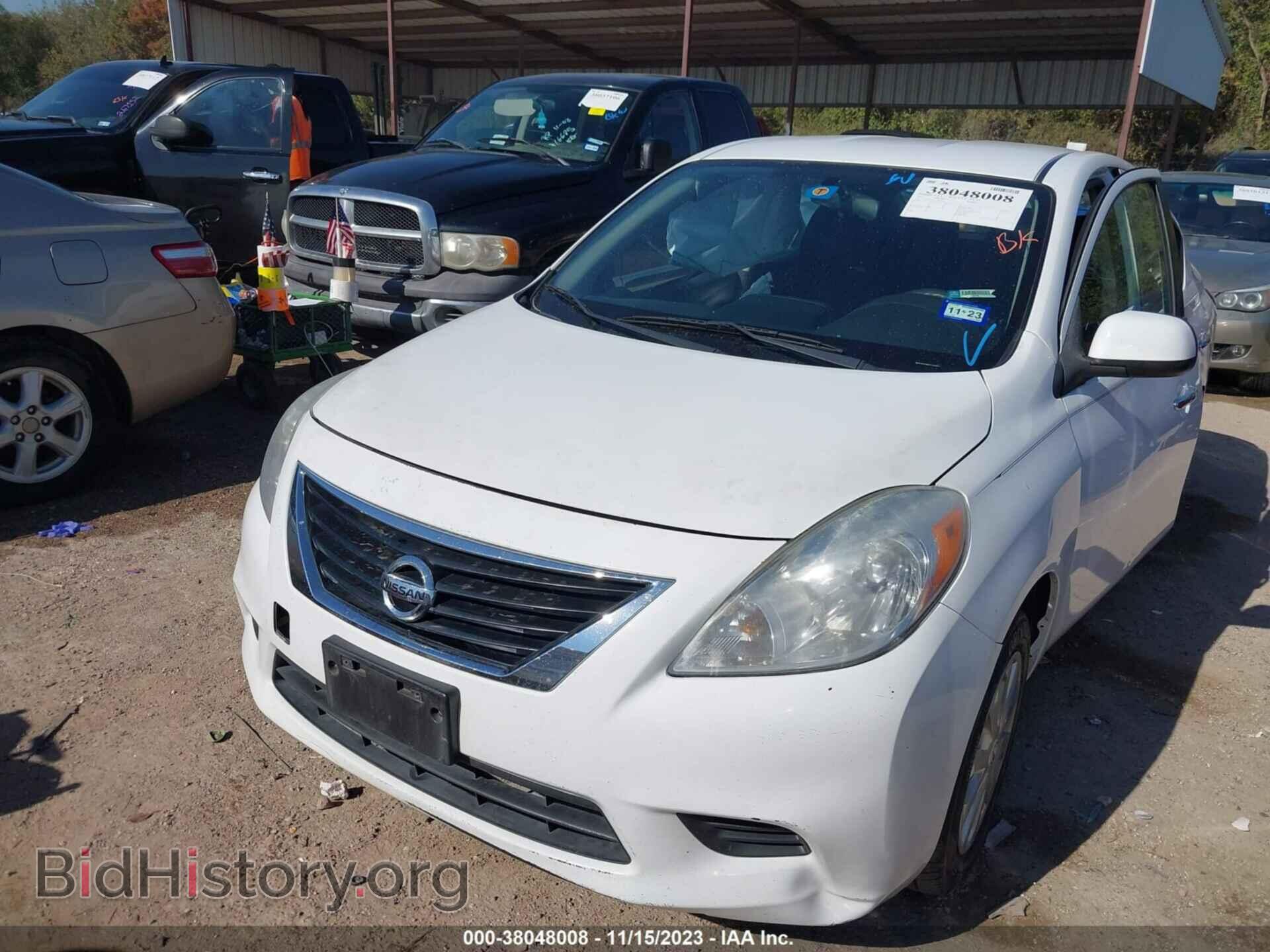 2012 NISSAN VERSA - VIN: 3N1CN7AP1CL819967 - Фото 2