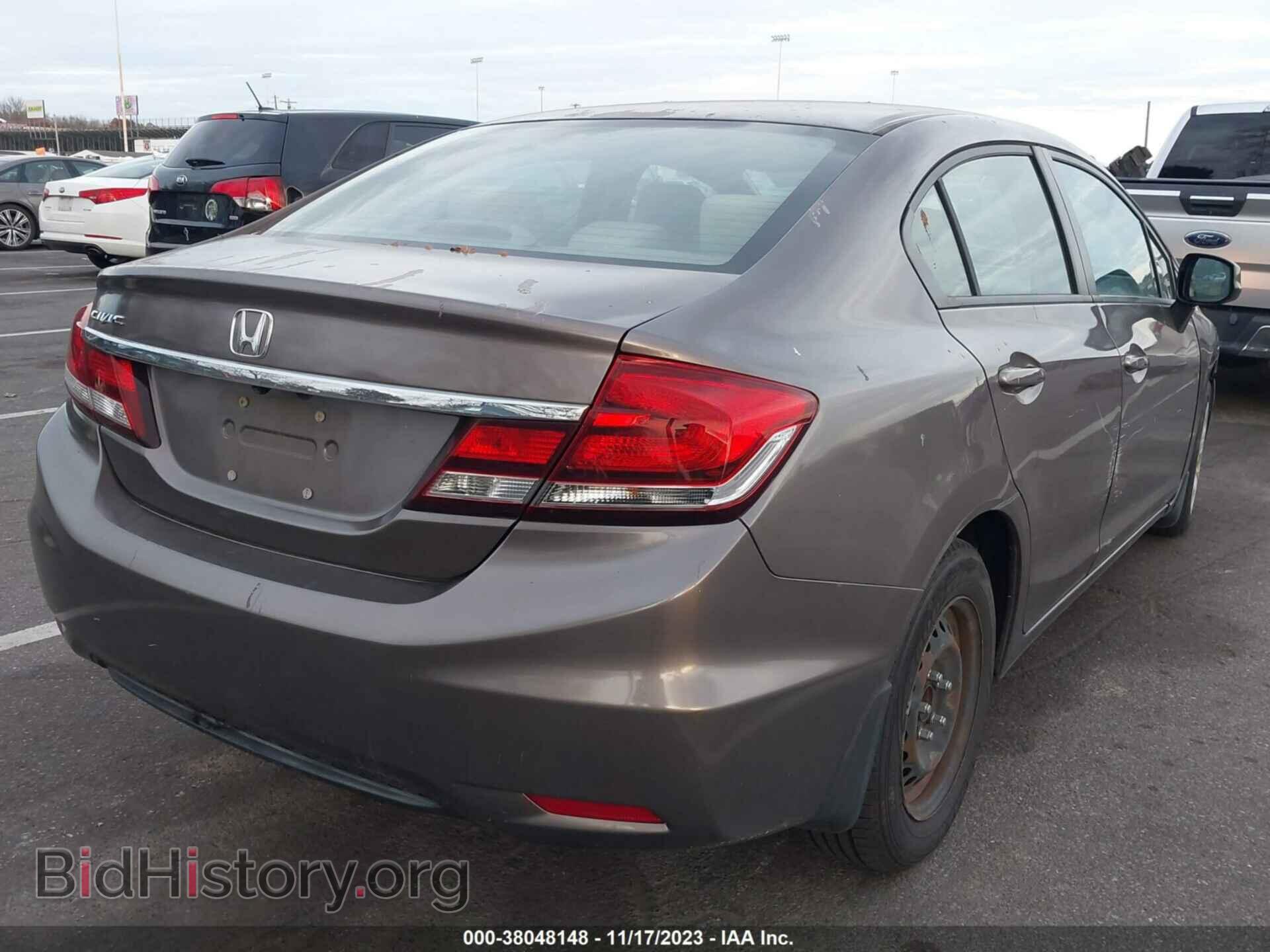 2013 HONDA CIVIC - VIN: 2HGFB2F56DH590422 - Фото 4
