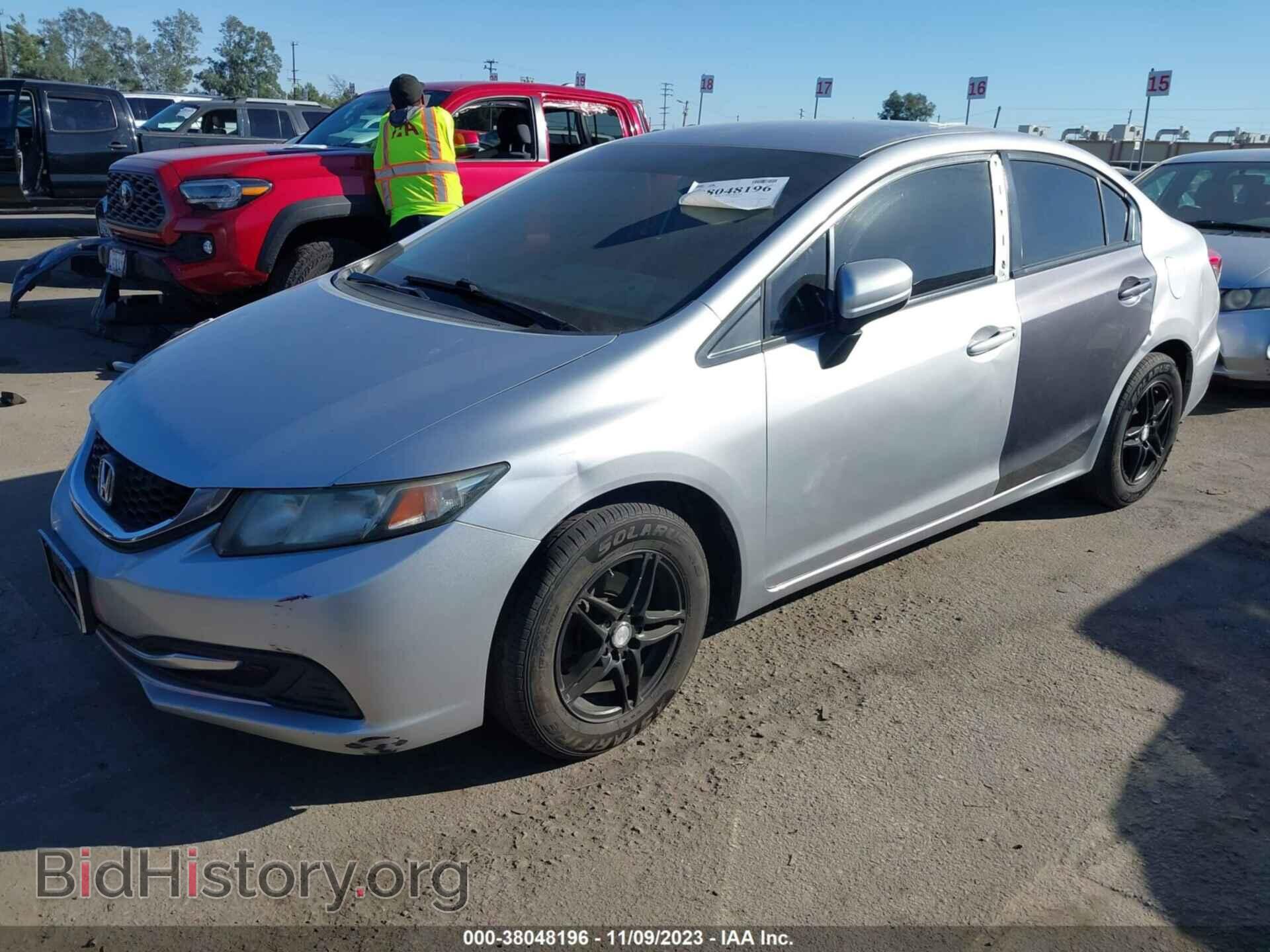 2014 HONDA CIVIC - VIN: 19XFB2E54EE013286 - Фото 2