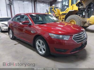2013 Ford TAURUS SEL, red — VIN 1FAHP2E89DG150295, IAAI