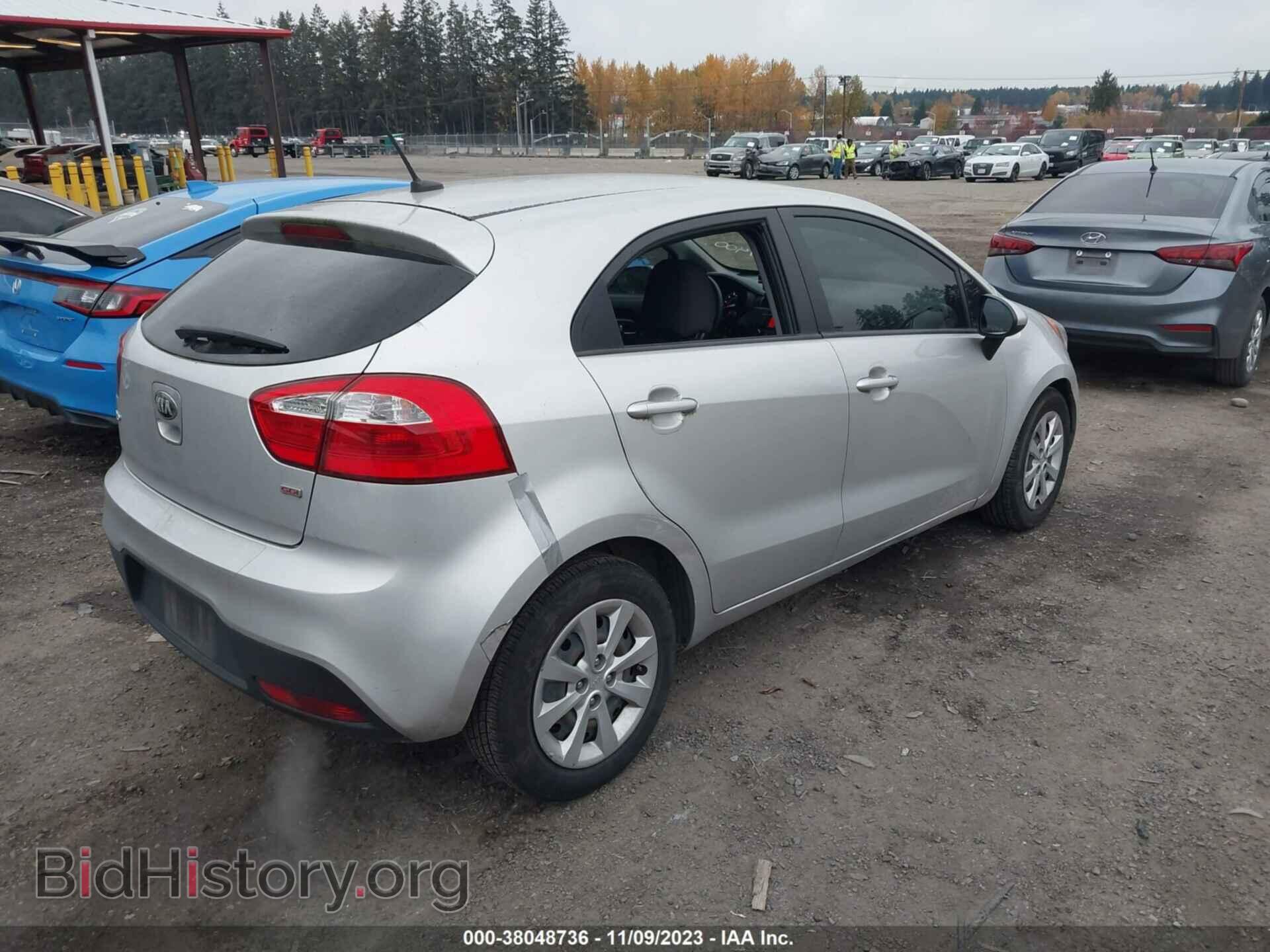 2013 KIA RIO - VIN: KNADM5A32D6231400 - Фото 4