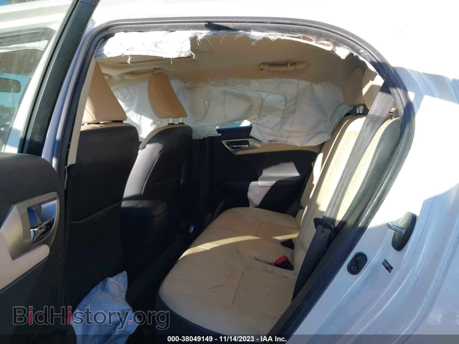 2014 LEXUS CT 200H - VIN: JTHKD5BH2E2207819 - Фото 8