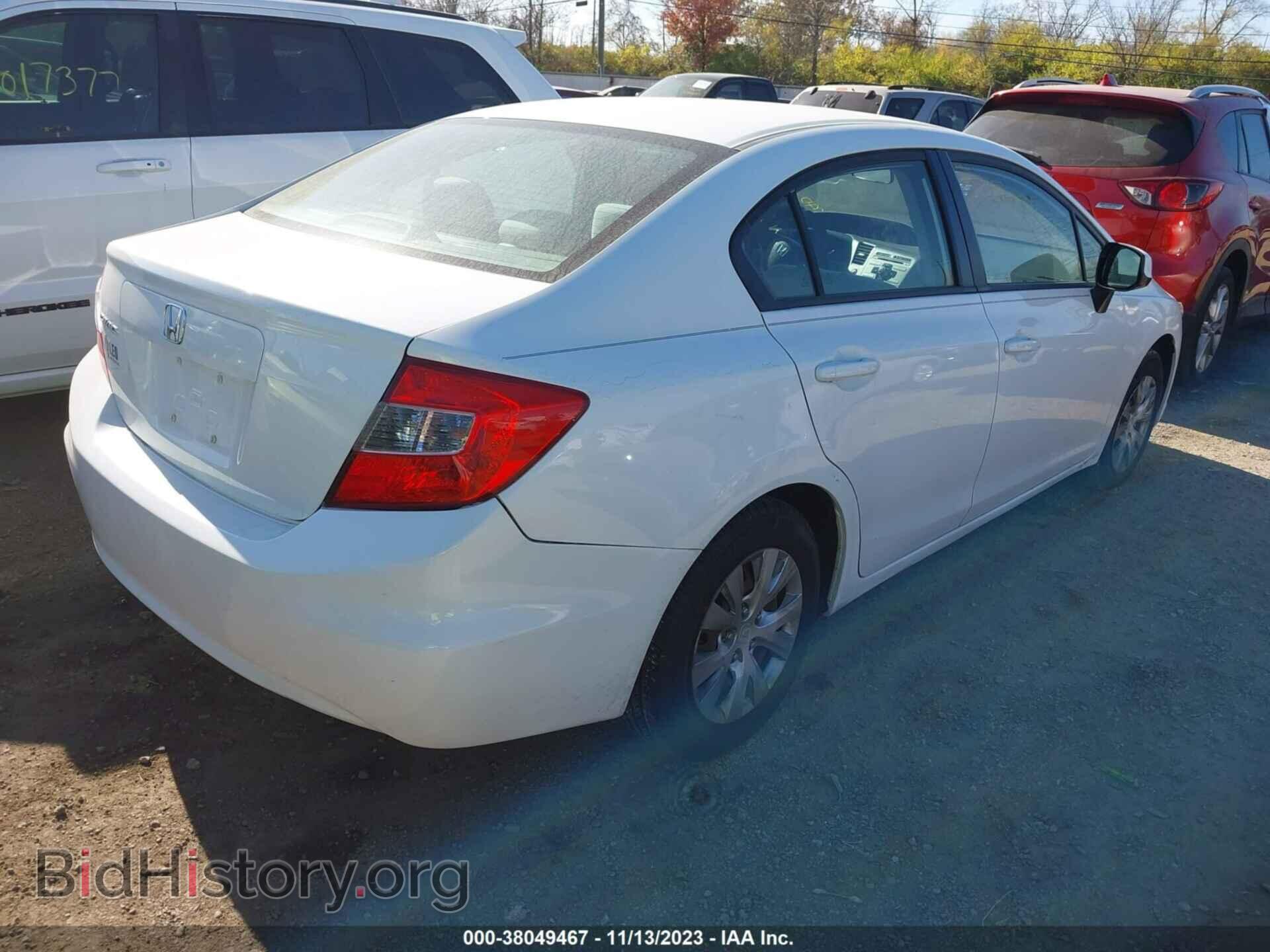 2012 HONDA CIVIC - VIN: 19XFB2F5XCE304550 - Photo 4