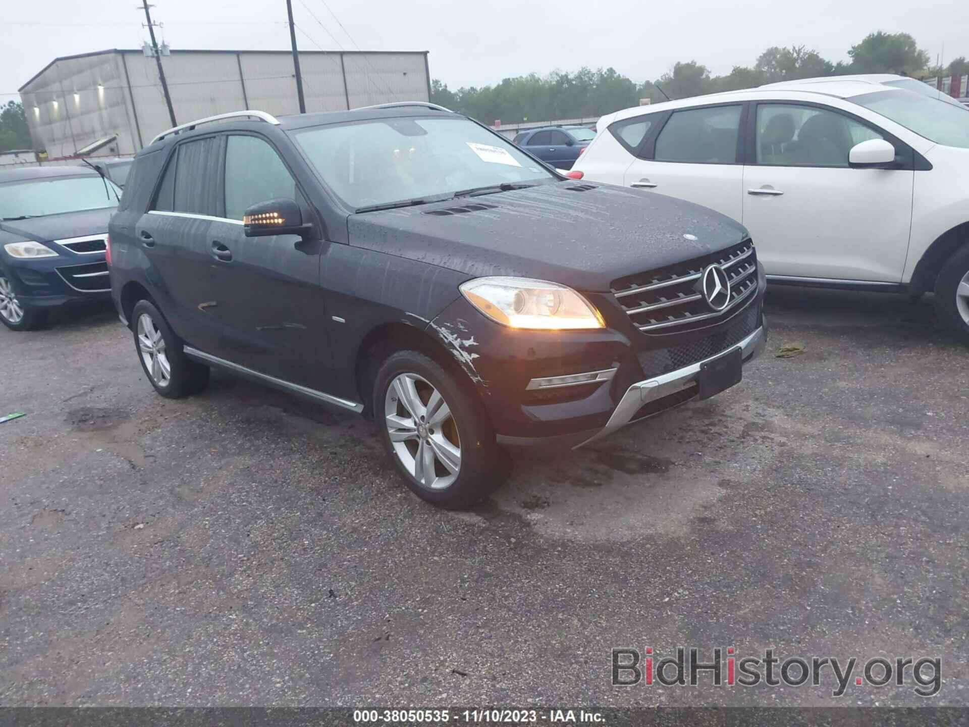 Photo 4JGDA5HB4CA036673 - MERCEDES-BENZ M-CLASS 2012