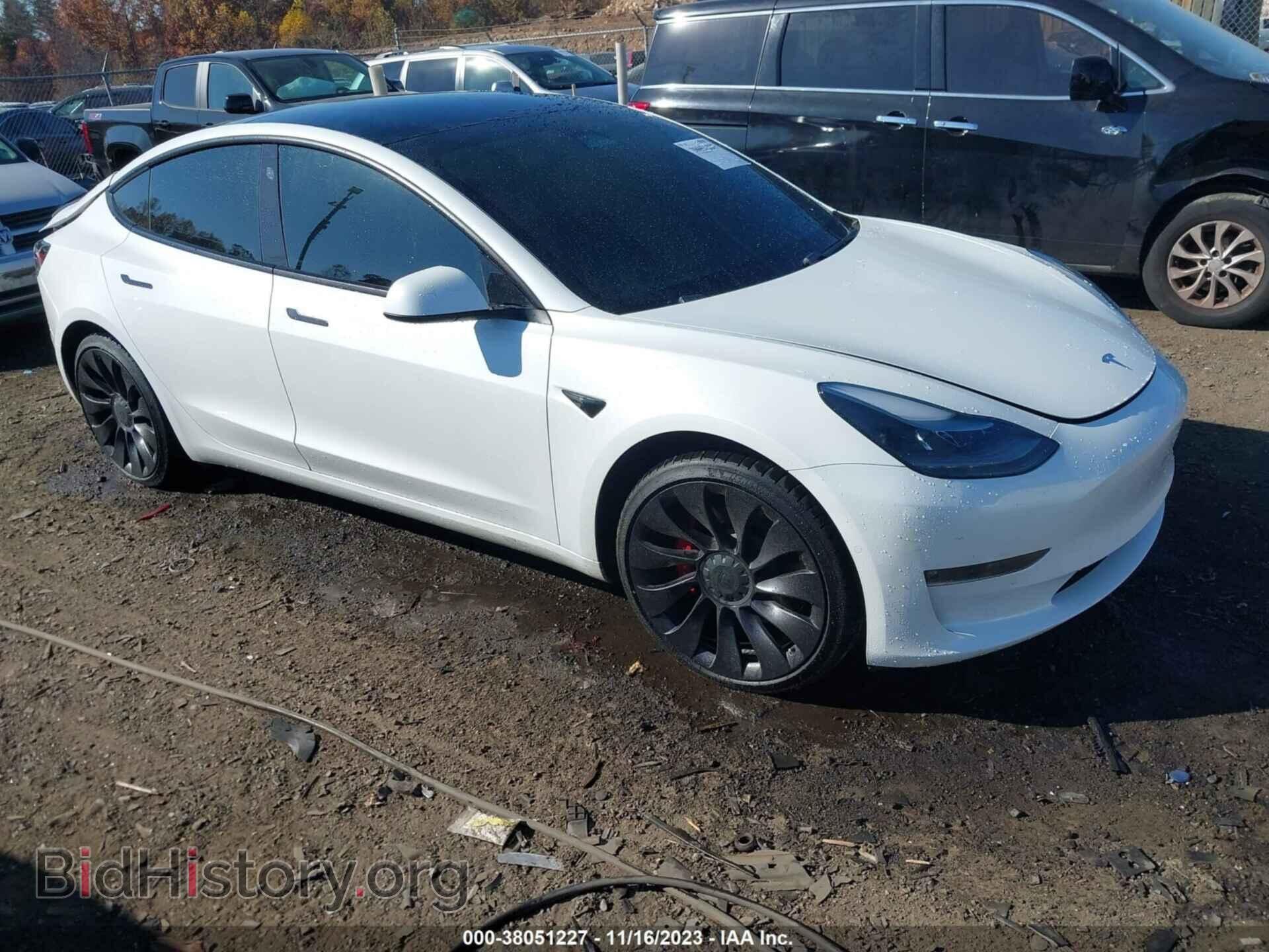 Фотография 5YJ3E1EC0MF083377 - TESLA MODEL 3 2021