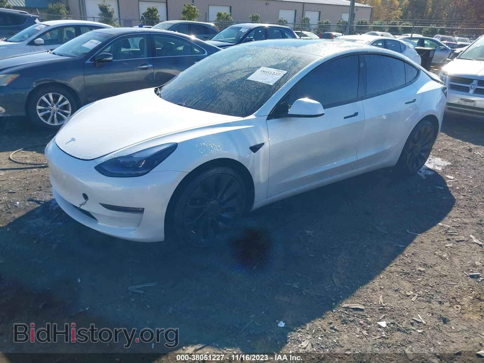 2021 TESLA MODEL 3 - VIN: 5YJ3E1EC0MF083377 - Фото 2