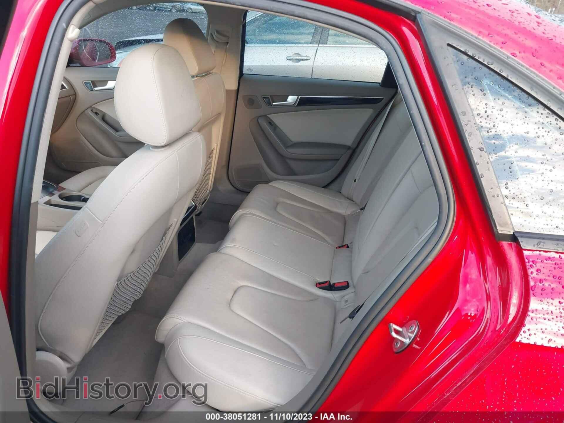 2012 AUDI A4 - VIN: WAUBFAFL8CN015879 - Фото 8