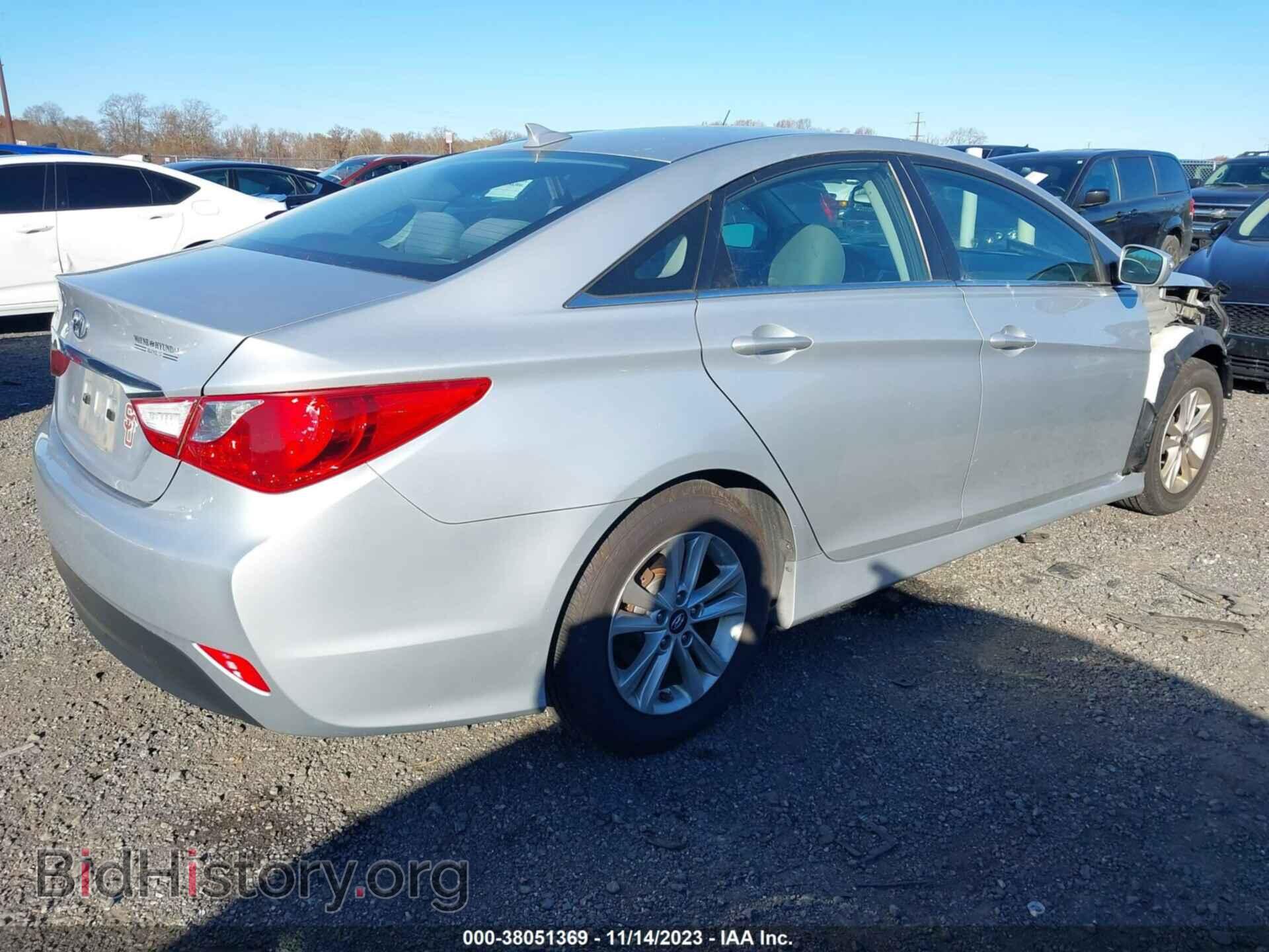 2014 HYUNDAI SONATA - VIN: 5NPEB4AC1EH932525 - Фото 4
