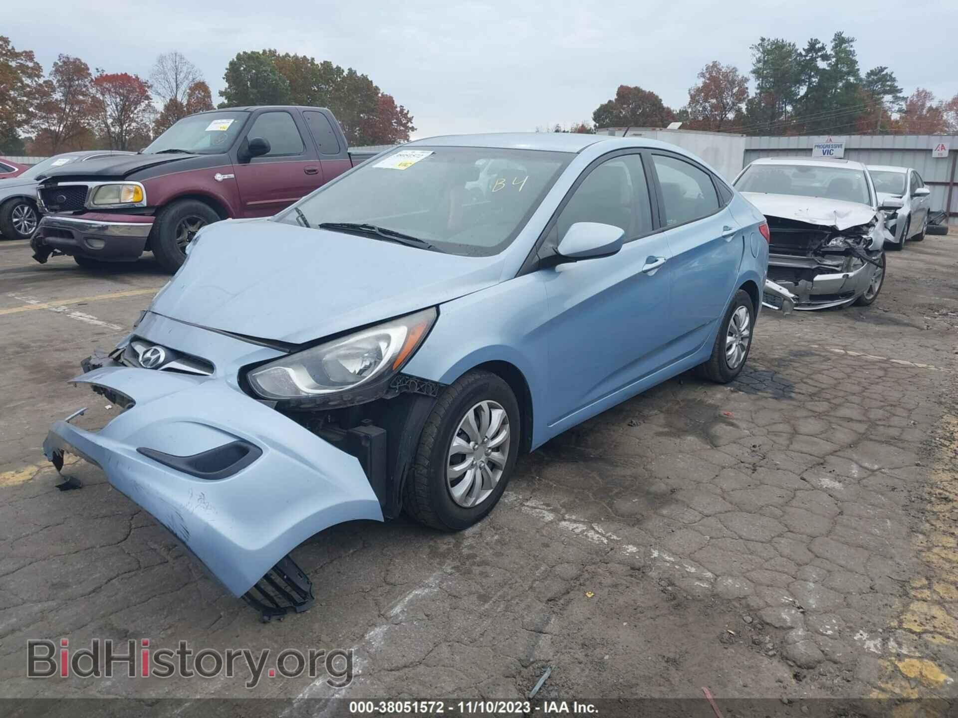 2012 HYUNDAI ACCENT - VIN: KMHCT4AE0CU201265 - Фото 2