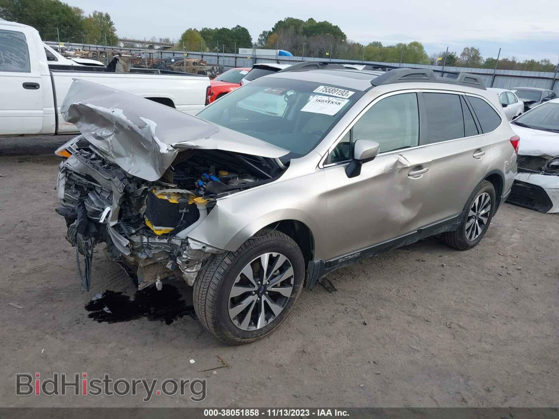 2015 SUBARU OUTBACK - VIN: 4S4BSBLC6F3320186 - Фото 2
