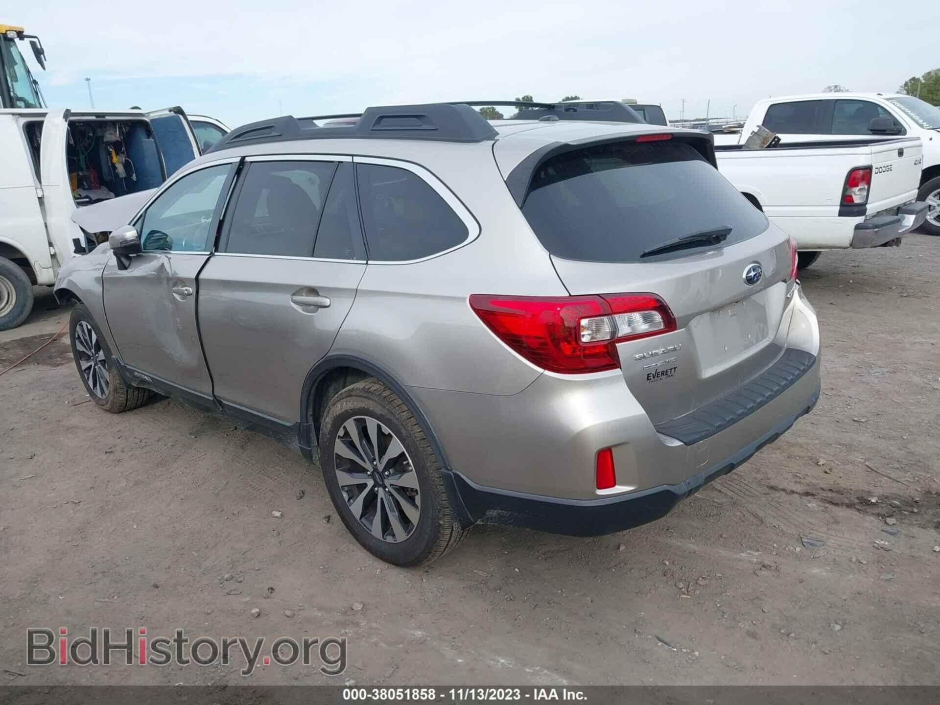 2015 SUBARU OUTBACK - VIN: 4S4BSBLC6F3320186 - Фото 3