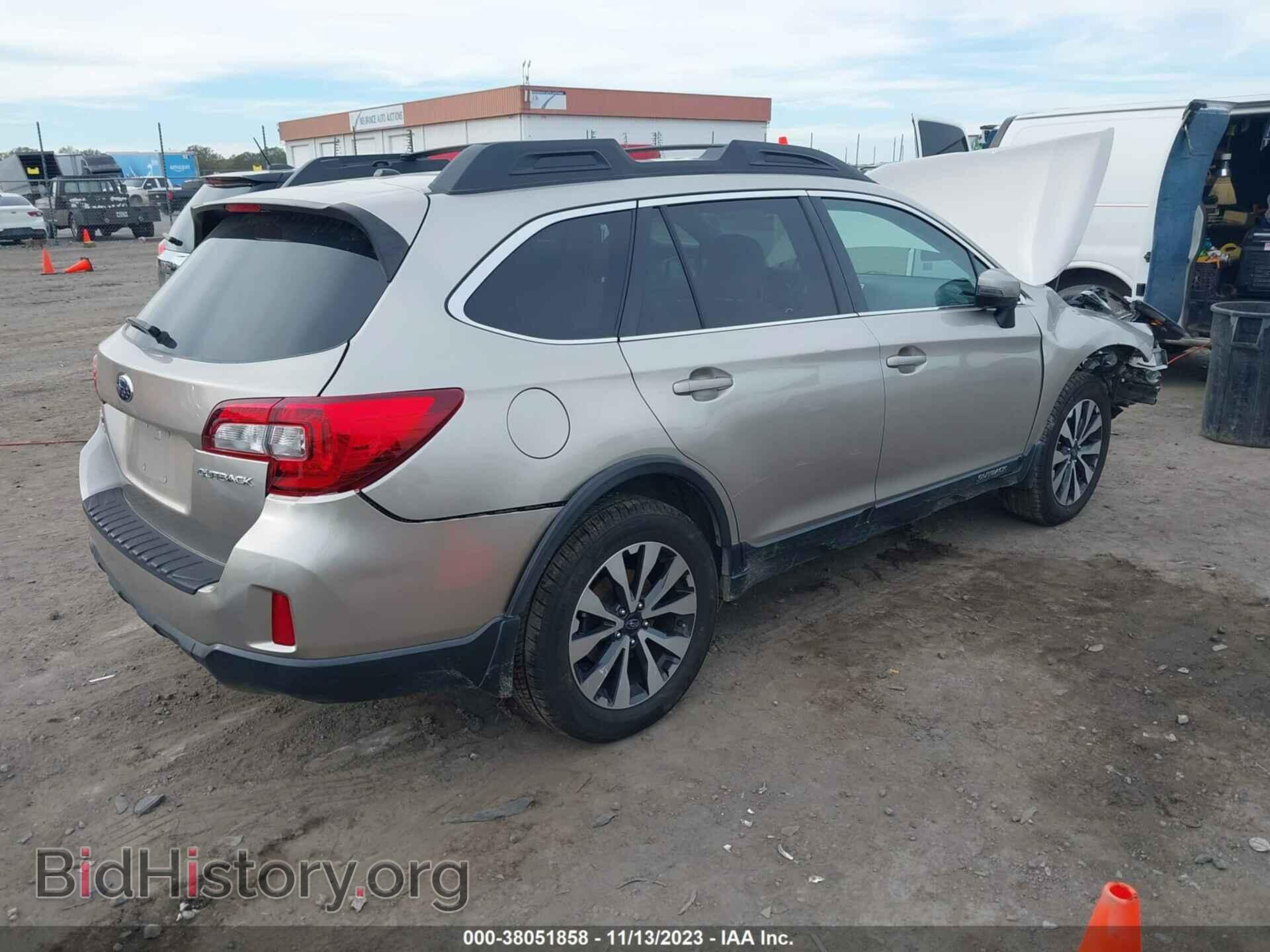 2015 SUBARU OUTBACK - VIN: 4S4BSBLC6F3320186 - Фото 4