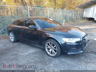 2014 Audi A6 2.0T Premium, черный — VIN WAUGFAFC7EN026557, IAAI