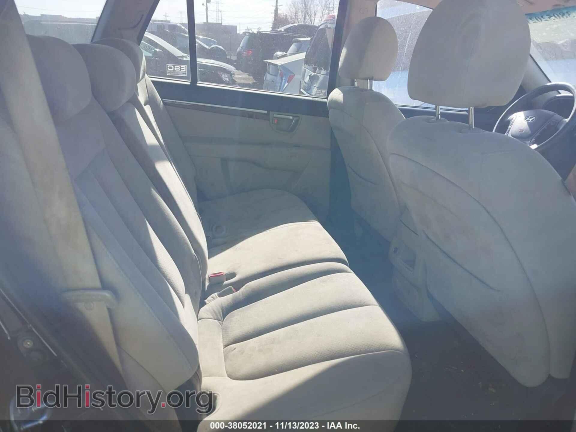 2009 HYUNDAI SANTA FE - VIN: 5NMSG73D09H266269 - Фото 8