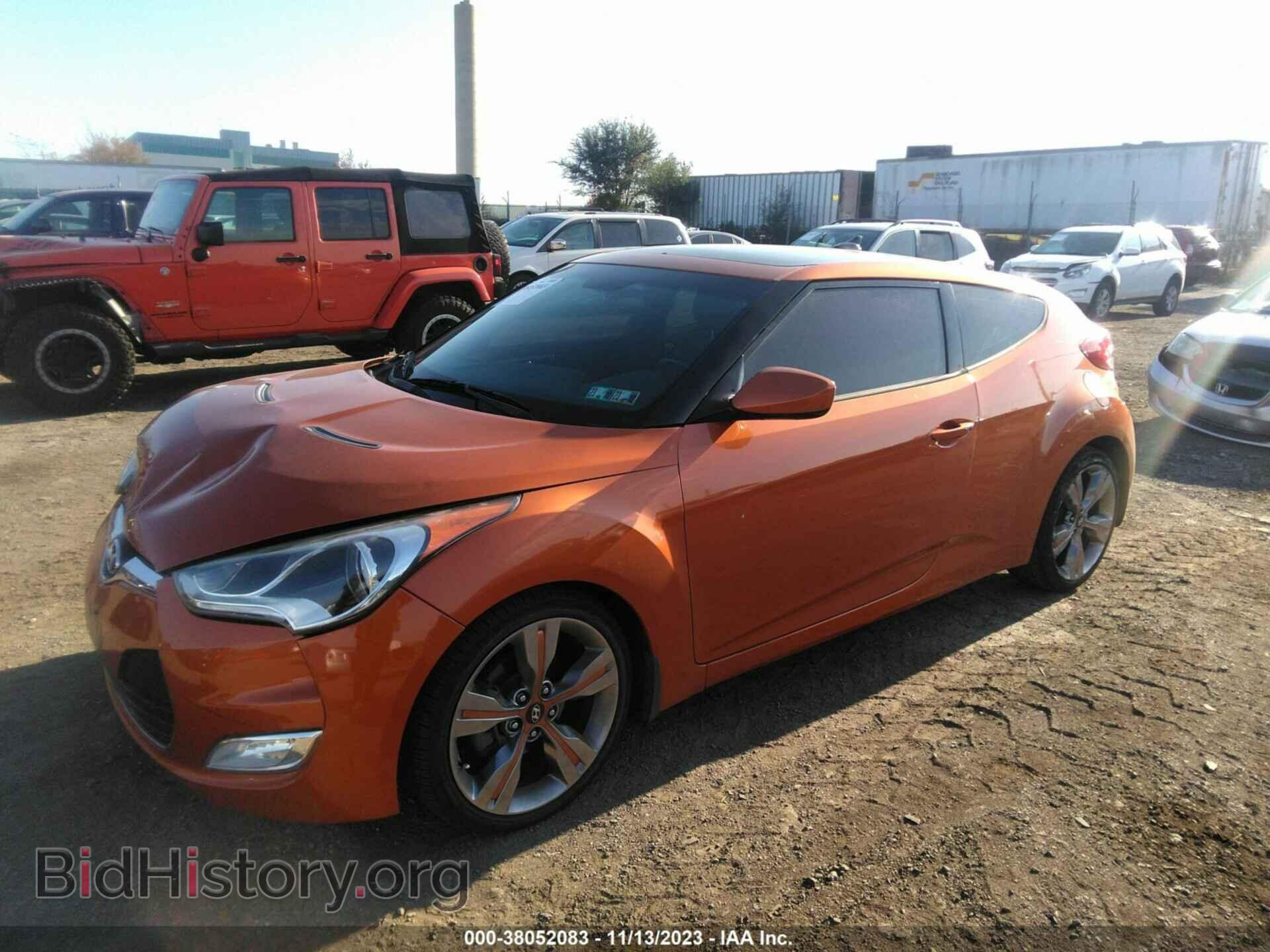 2013 HYUNDAI VELOSTER - VIN: KMHTC6AD8DU123841 - Фото 2