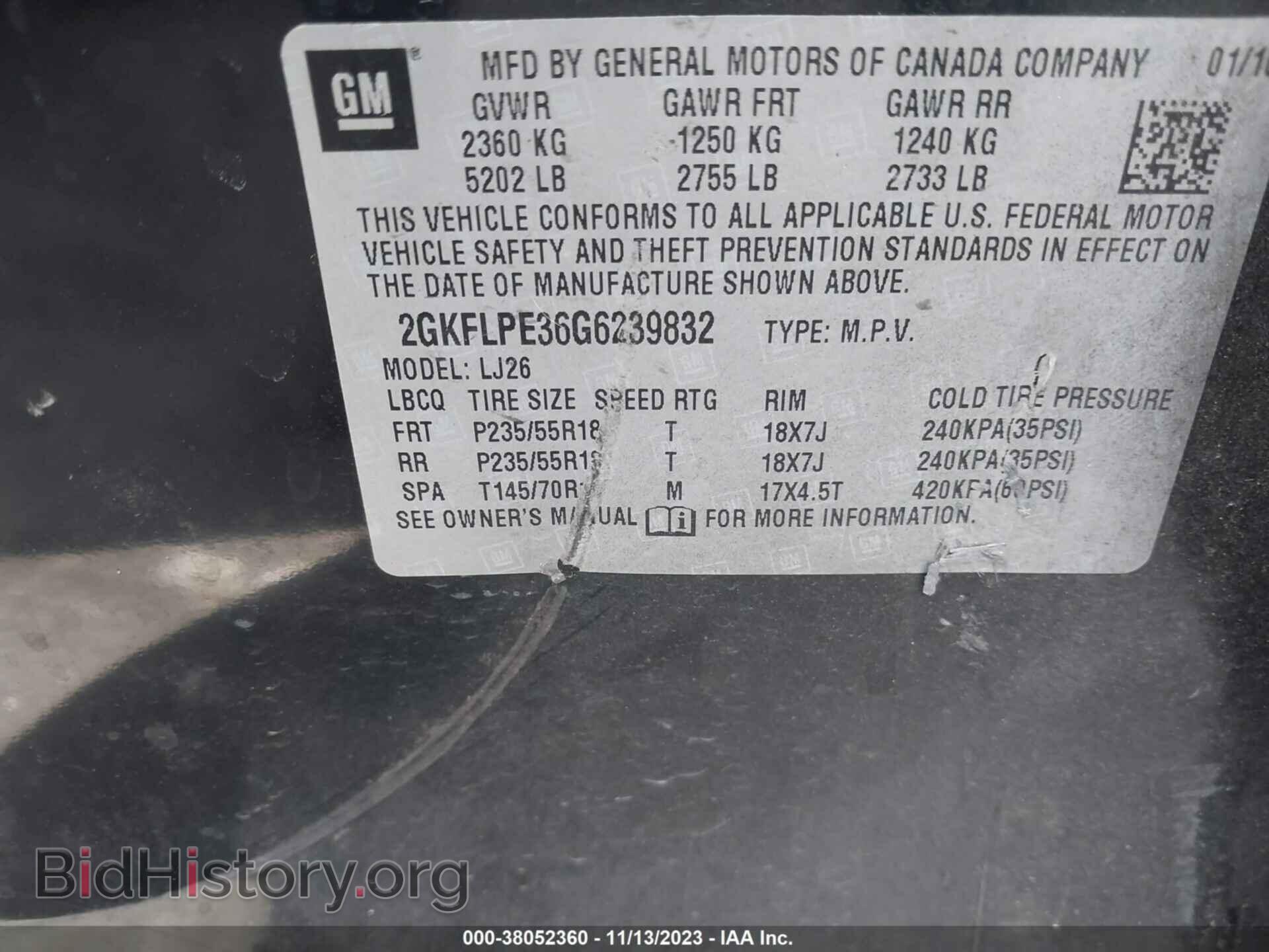 2016 GMC TERRAIN - VIN: 2GKFLPE36G6239832 - Photo 9