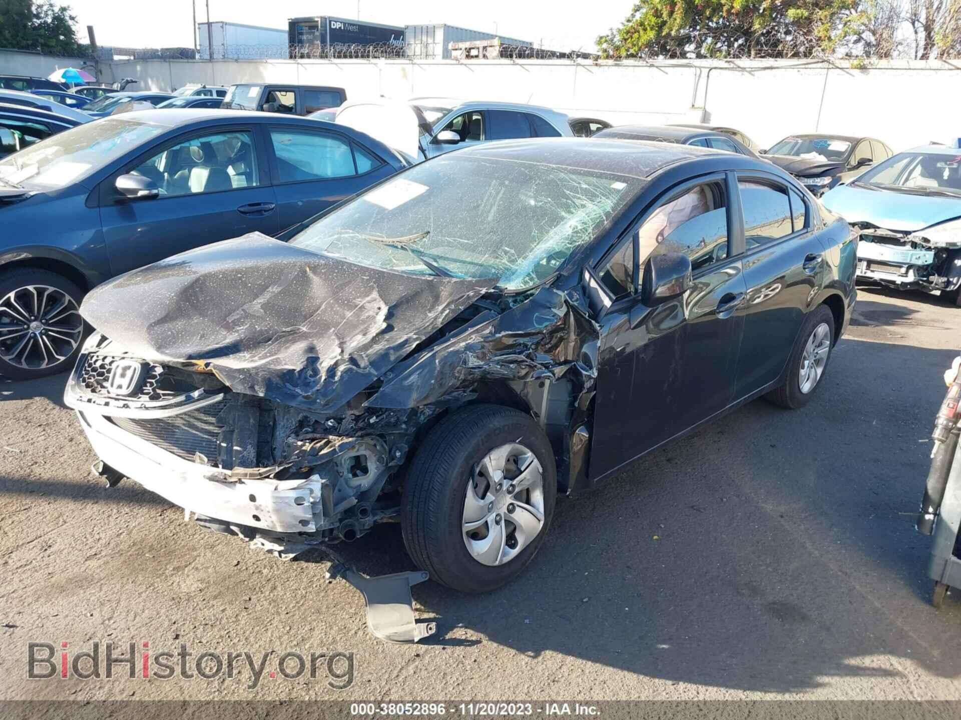 2013 HONDA CIVIC - VIN: 19XFB2F58DE265927 - Фото 2