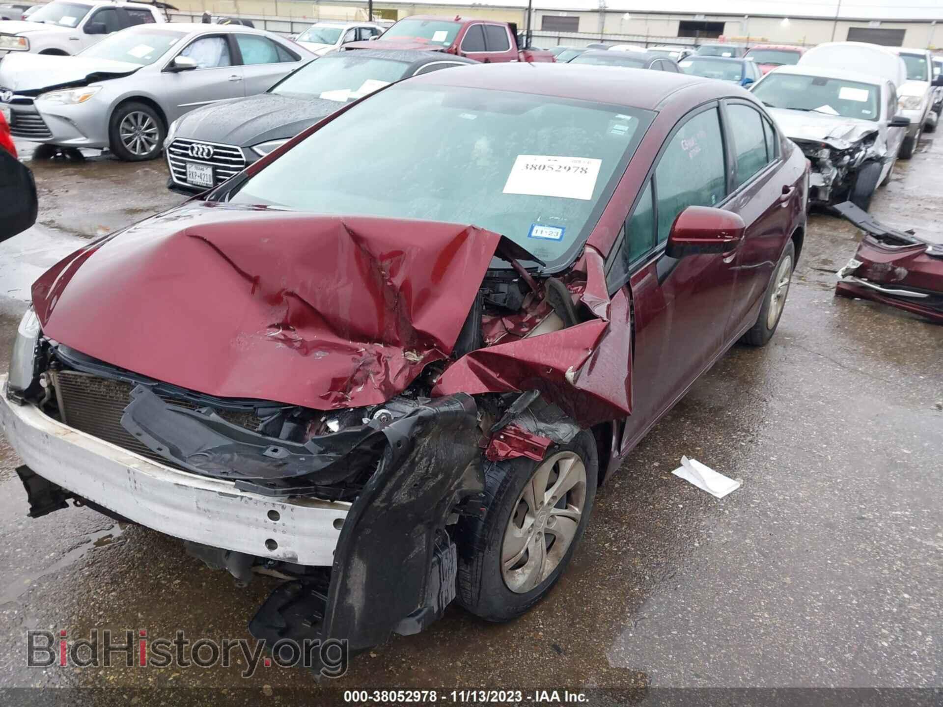 2014 HONDA CIVIC - VIN: 19XFB2F5XEE222966 - Фото 2