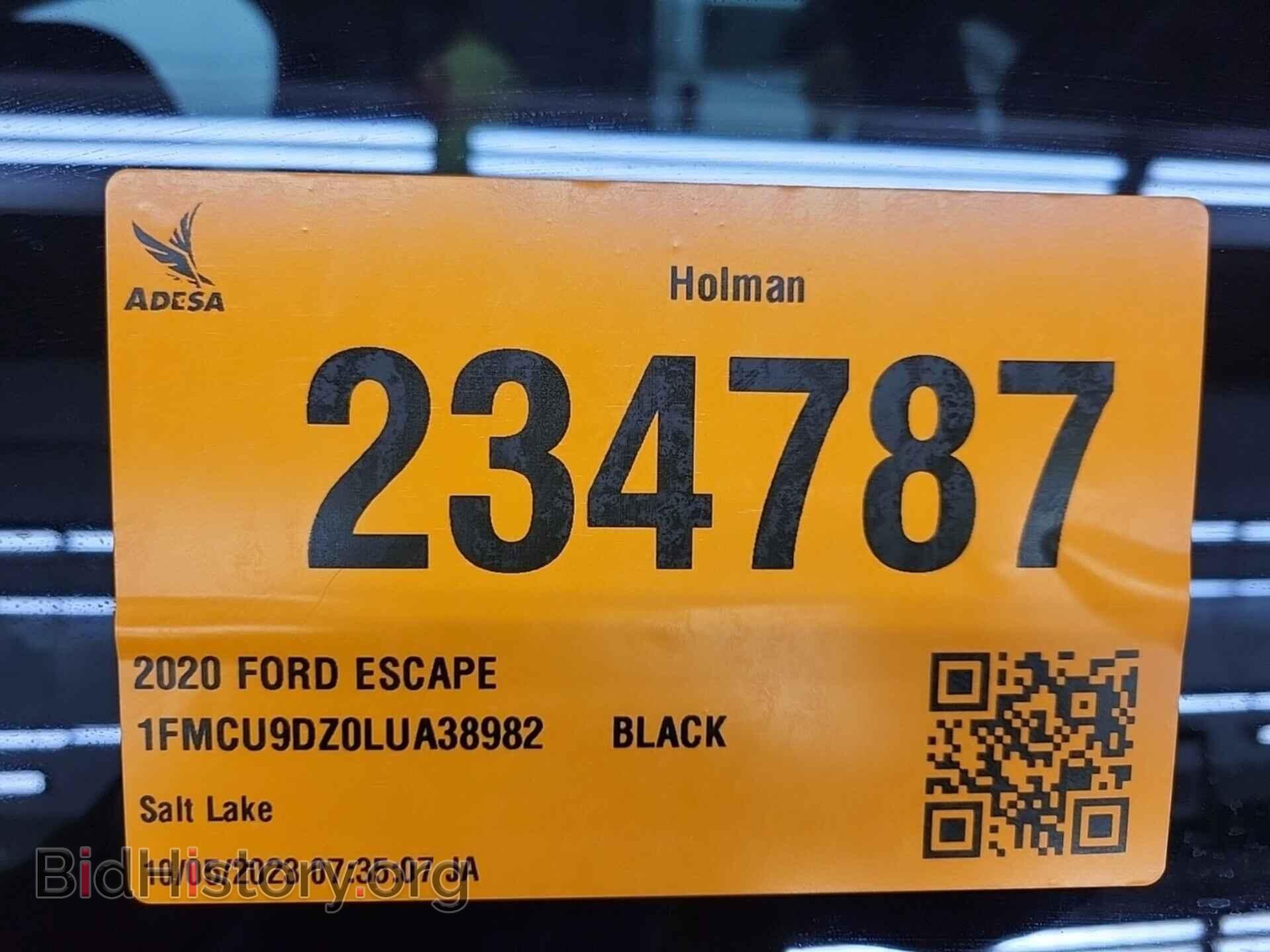 2020 FORD ESCAPE - VIN: 1FMCU9DZ0LUA38982 - Фото 2