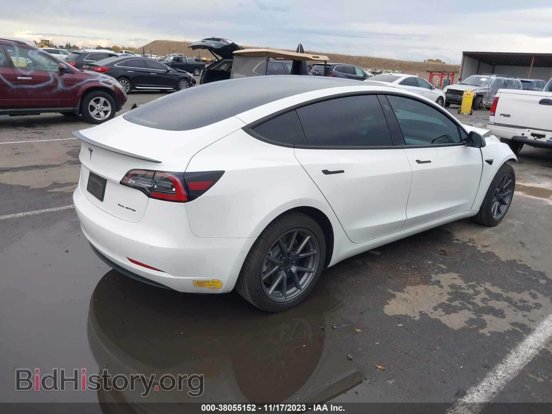 2022 TESLA MODEL 3 - VIN: 5YJ3E1EB7NF182075 - Фото 4