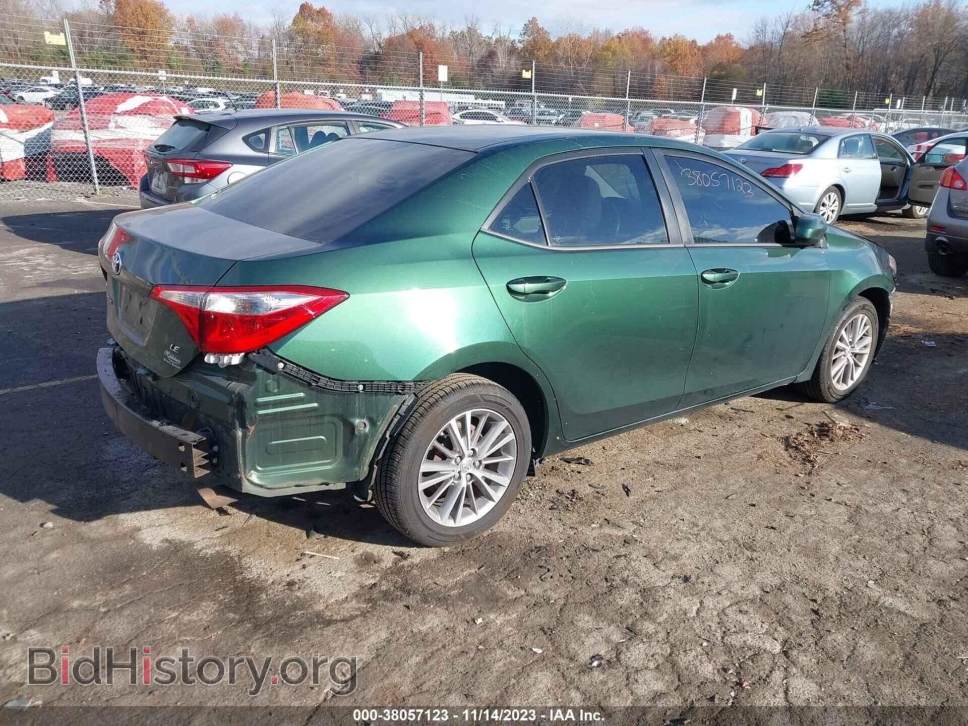 2014 TOYOTA COROLLA - VIN: 5YFBURHEXEP135582 - Фото 4