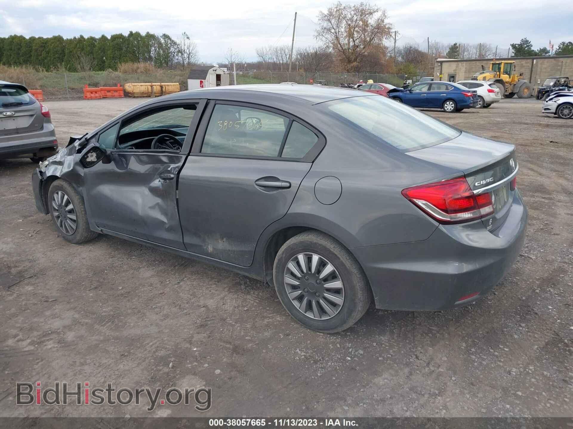 2013 HONDA CIVIC - VIN: 2HGFB2F55DH603063 - Фото 3