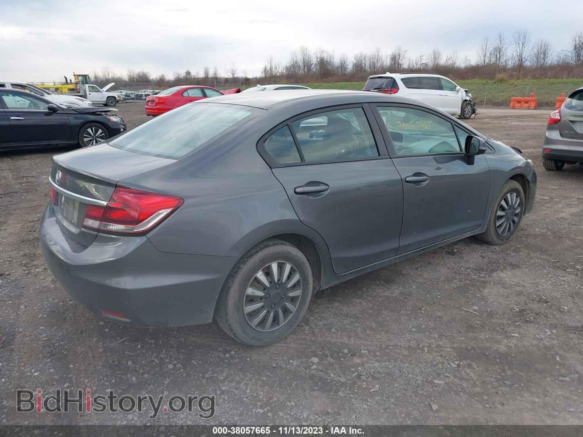 2013 HONDA CIVIC - VIN: 2HGFB2F55DH603063 - Фото 4