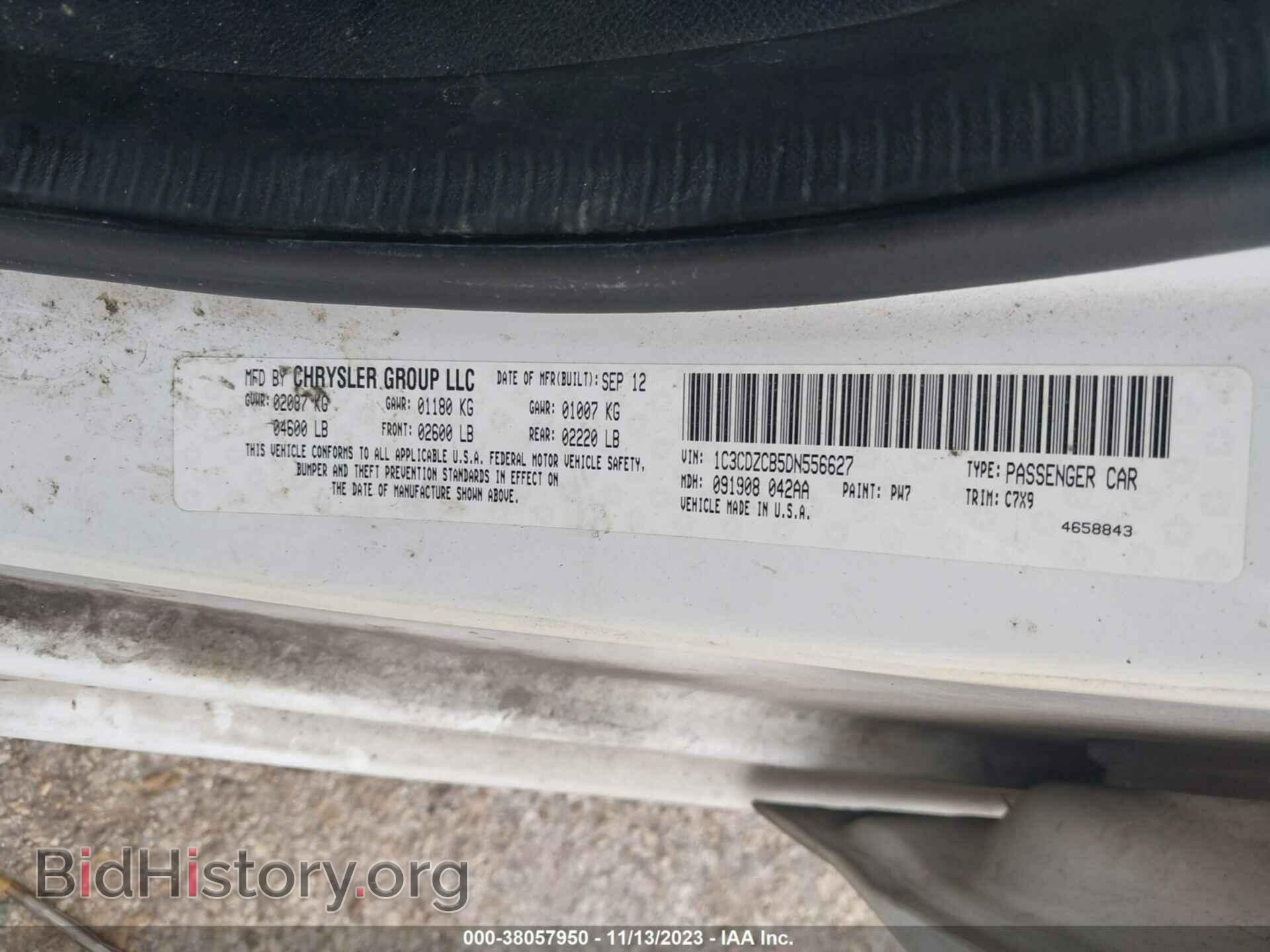 2013 DODGE AVENGER - VIN: 1C3CDZCB5DN556627 - Photo 9