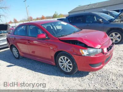 2014 Mitsubishi LANCER ES, красный — VIN JA32U2FU4EU006501, IAAI