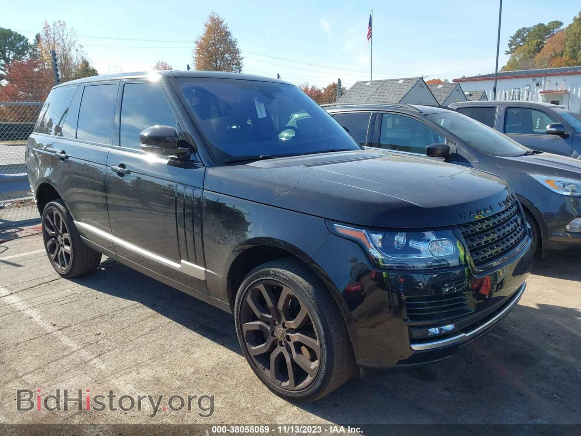 Photo SALGS2FE2HA320636 - LAND ROVER RANGE ROVER 2017