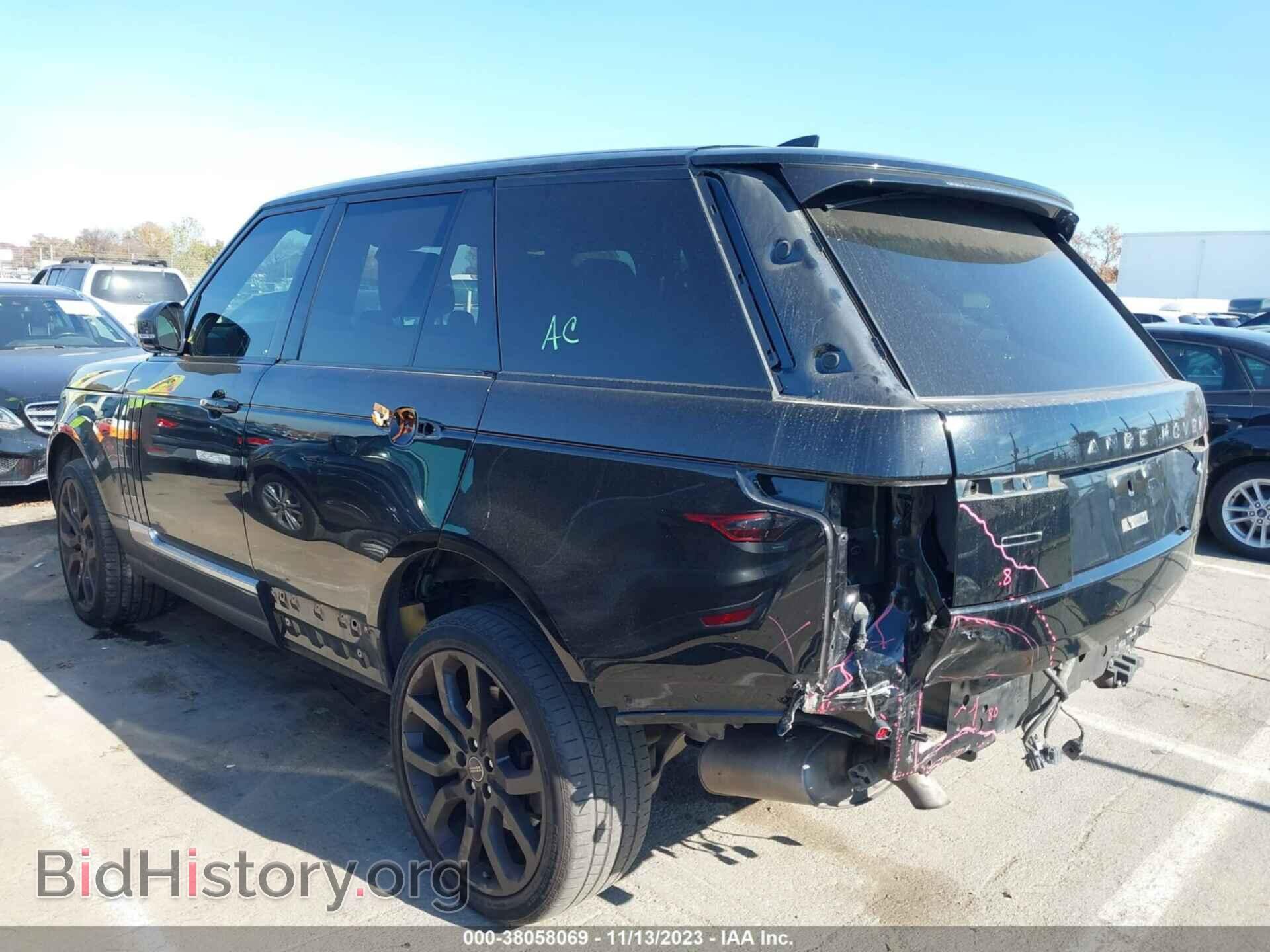 2017 LAND ROVER RANGE ROVER - VIN: SALGS2FE2HA320636 - Фото 3