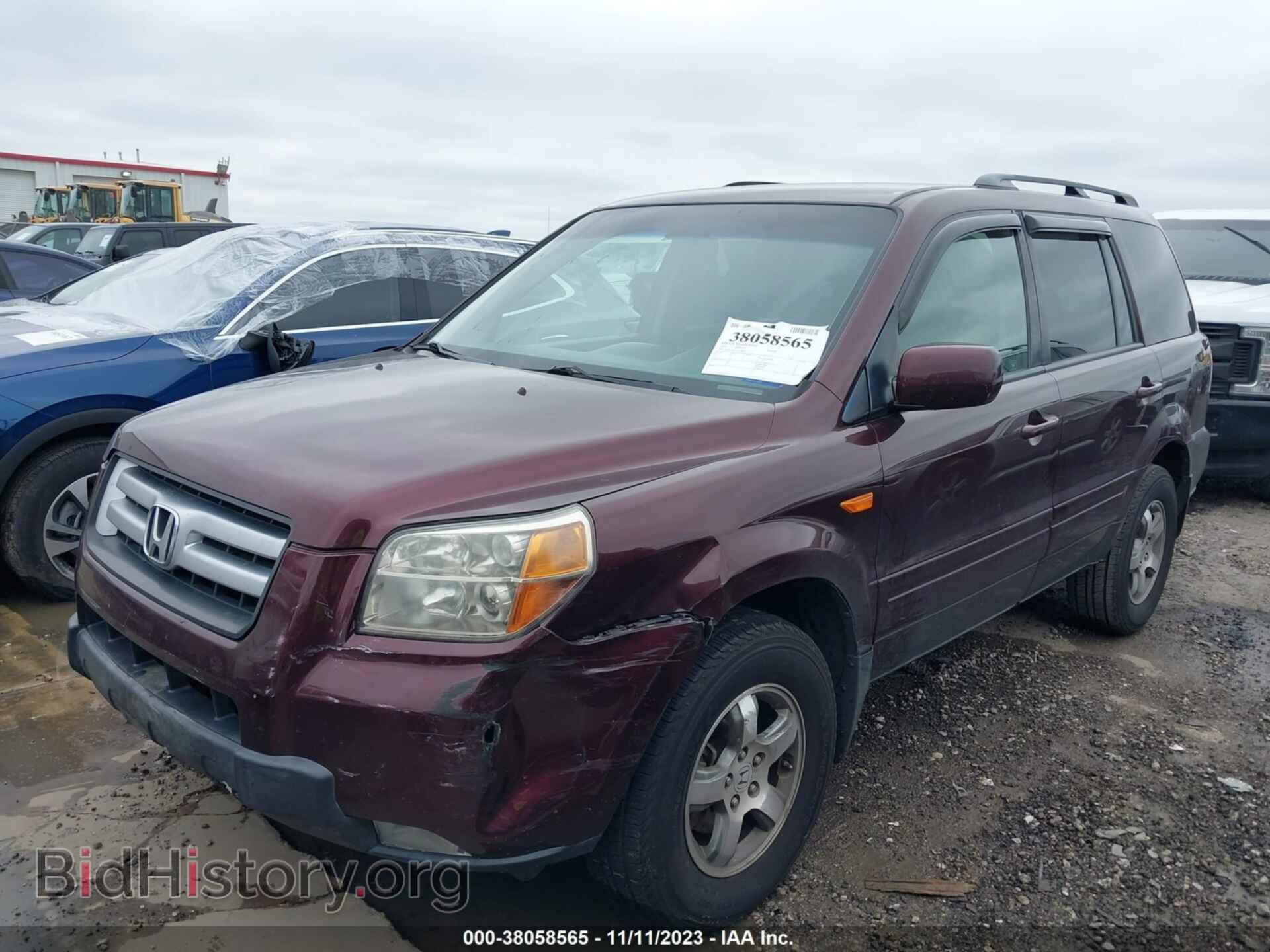 2007 HONDA PILOT - VIN: 2HKYF18457H538320 - Фото 2