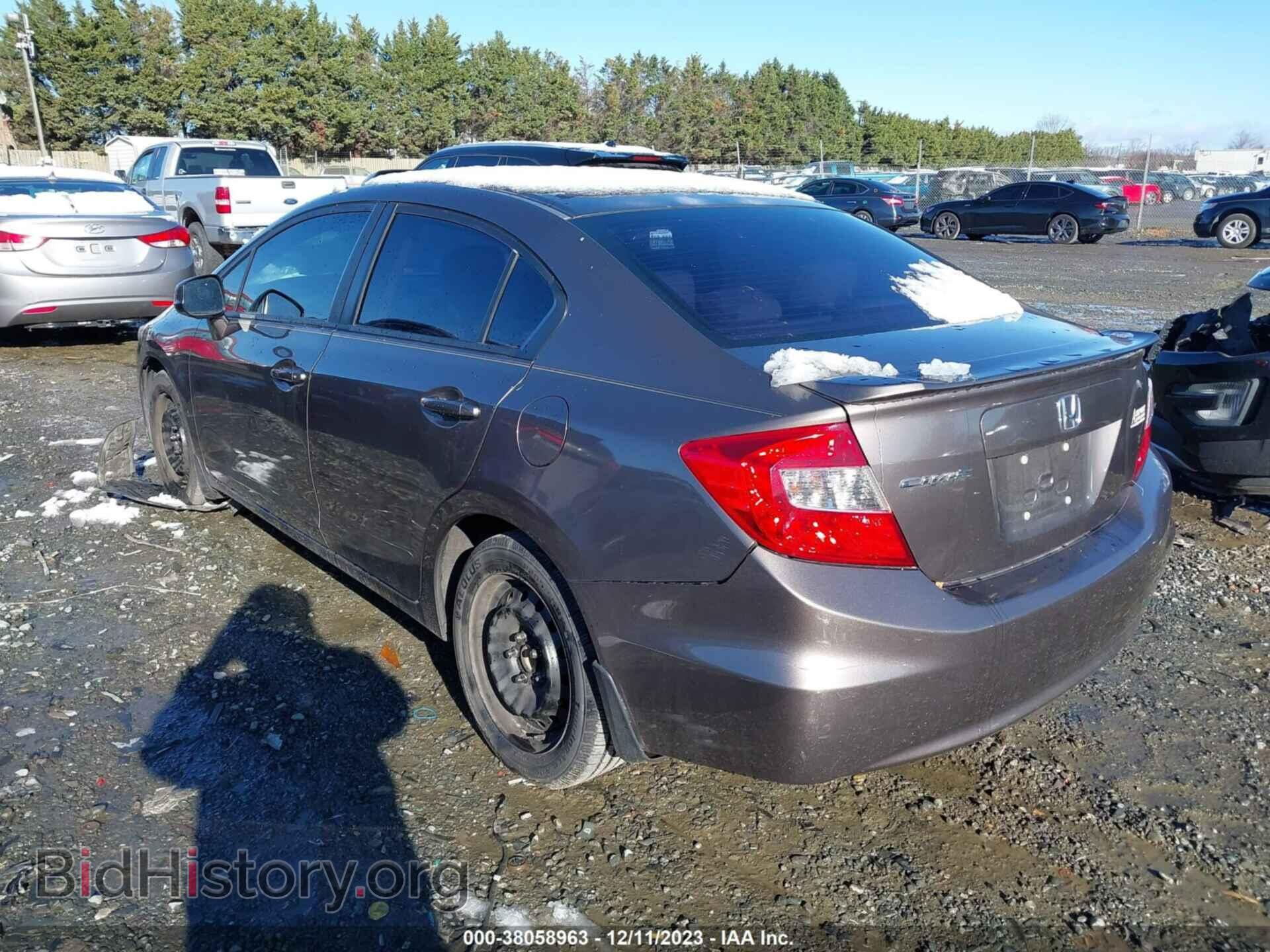 2012 HONDA CIVIC - VIN: 2HGFB2F96CH566817 - Photo 3