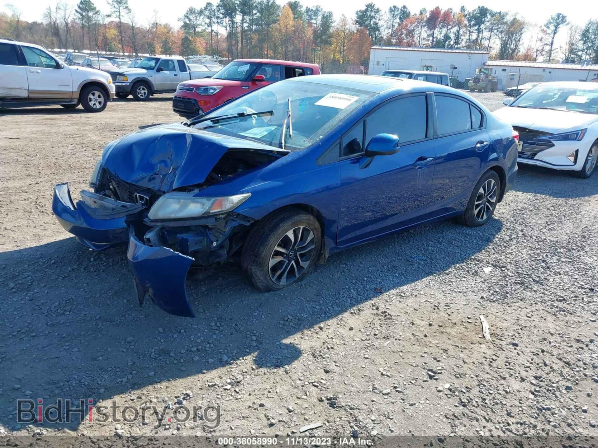 2013 HONDA CIVIC - VIN: 19XFB2F82DE054913 - Фото 2