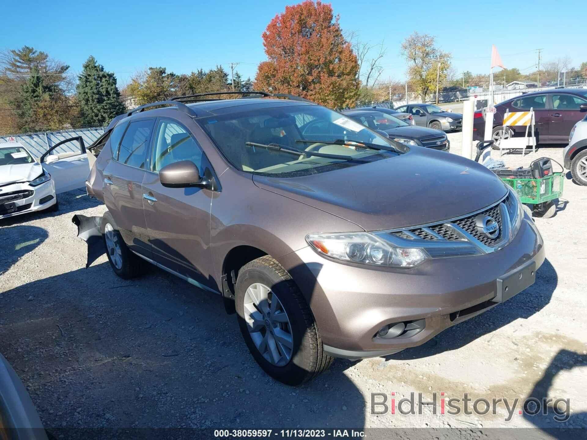 Photo JN8AZ1MW5CW213014 - NISSAN MURANO 2012