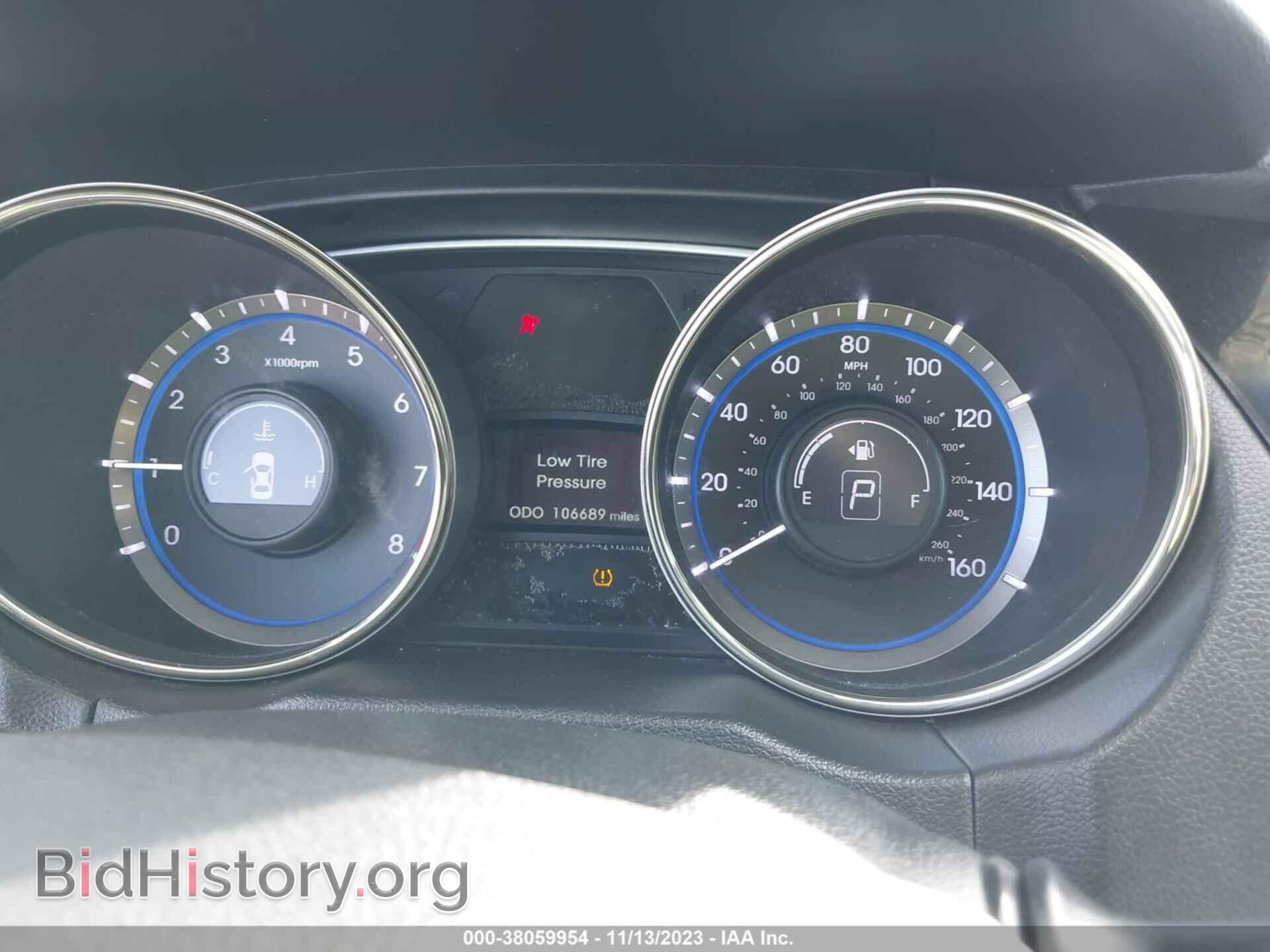 2013 HYUNDAI SONATA - VIN: 5NPEC4AC6DH537106 - Фото 7