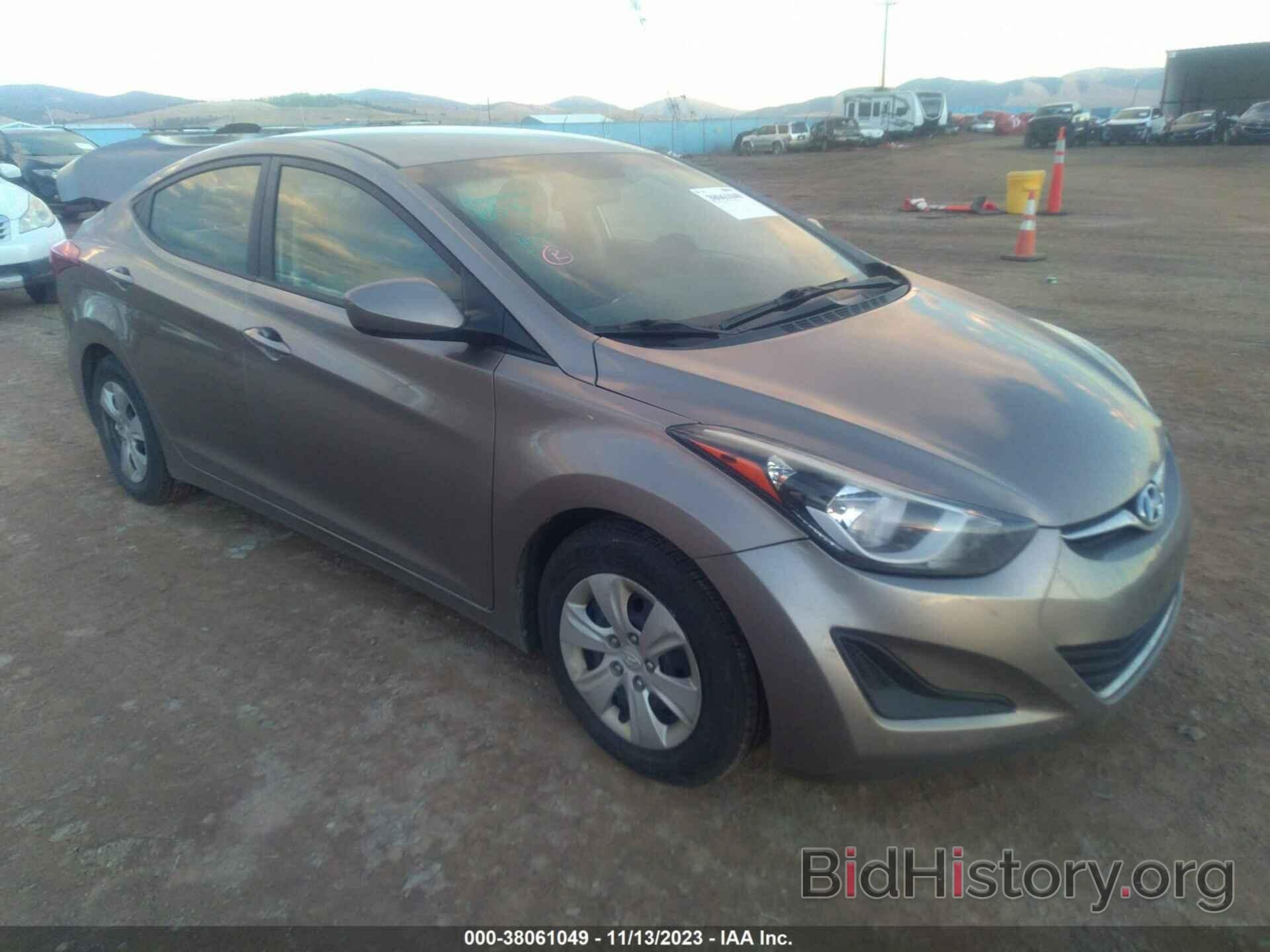 Фотография 5NPDH4AE1GH774024 - HYUNDAI ELANTRA 2016