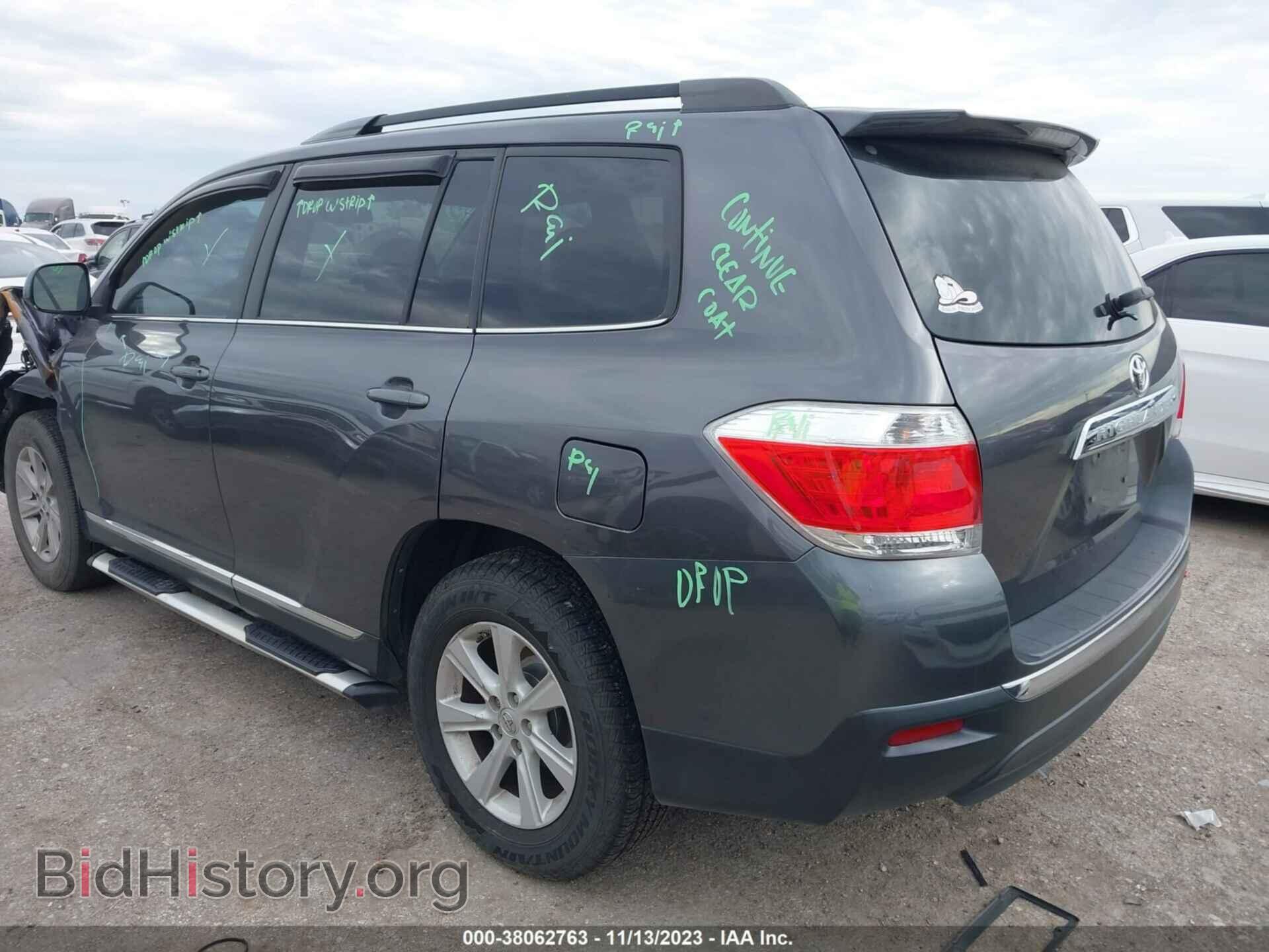 2012 TOYOTA HIGHLANDER - VIN: 5TDZA3EH4CS030947 - Фото 3