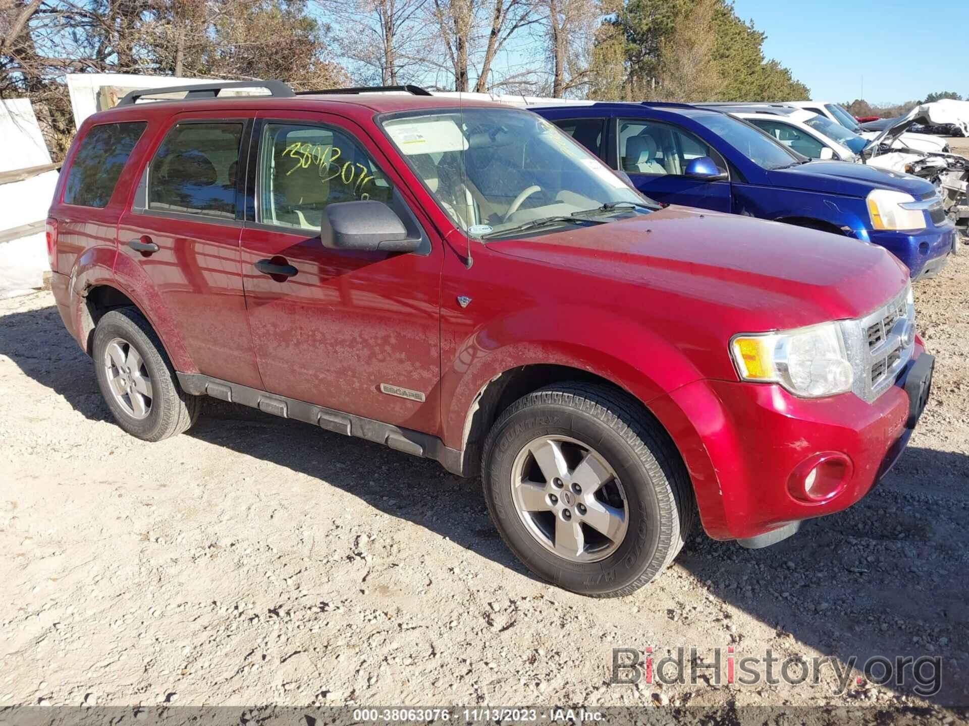 Photo 1FMCU03178KA99675 - FORD ESCAPE 2008