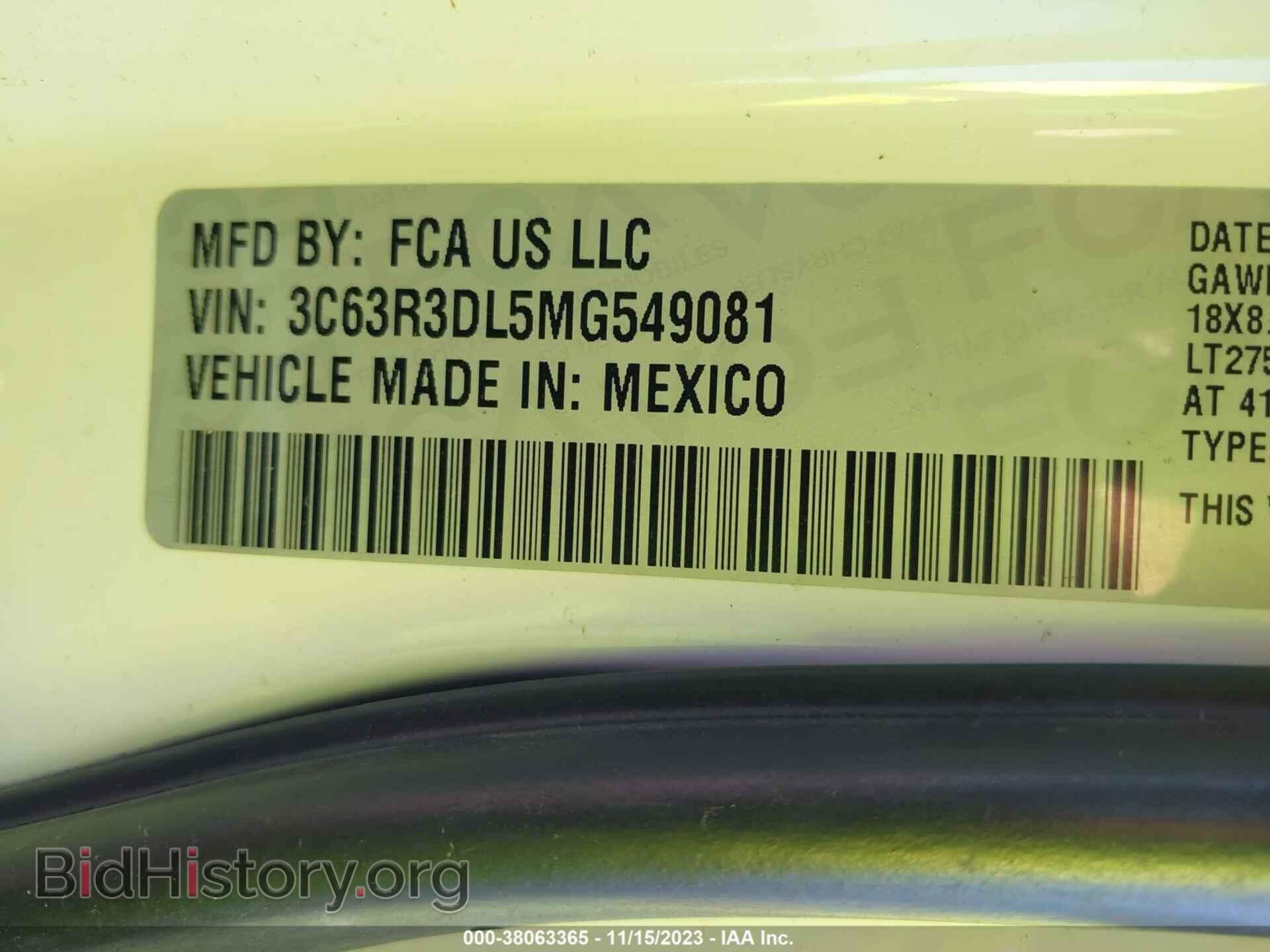 2021 RAM 3500 - VIN: 3C63R3DL5MG549081 - Фото 9
