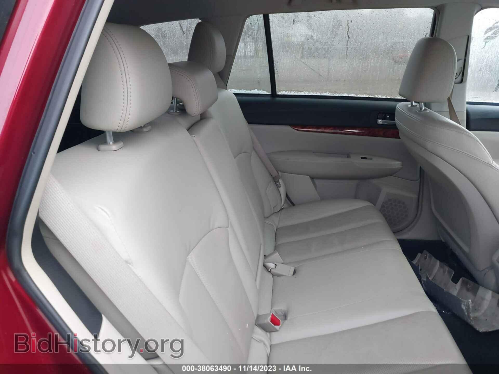 2011 SUBARU OUTBACK - VIN: 4S4BRBJC6B3434178 - Фото 8