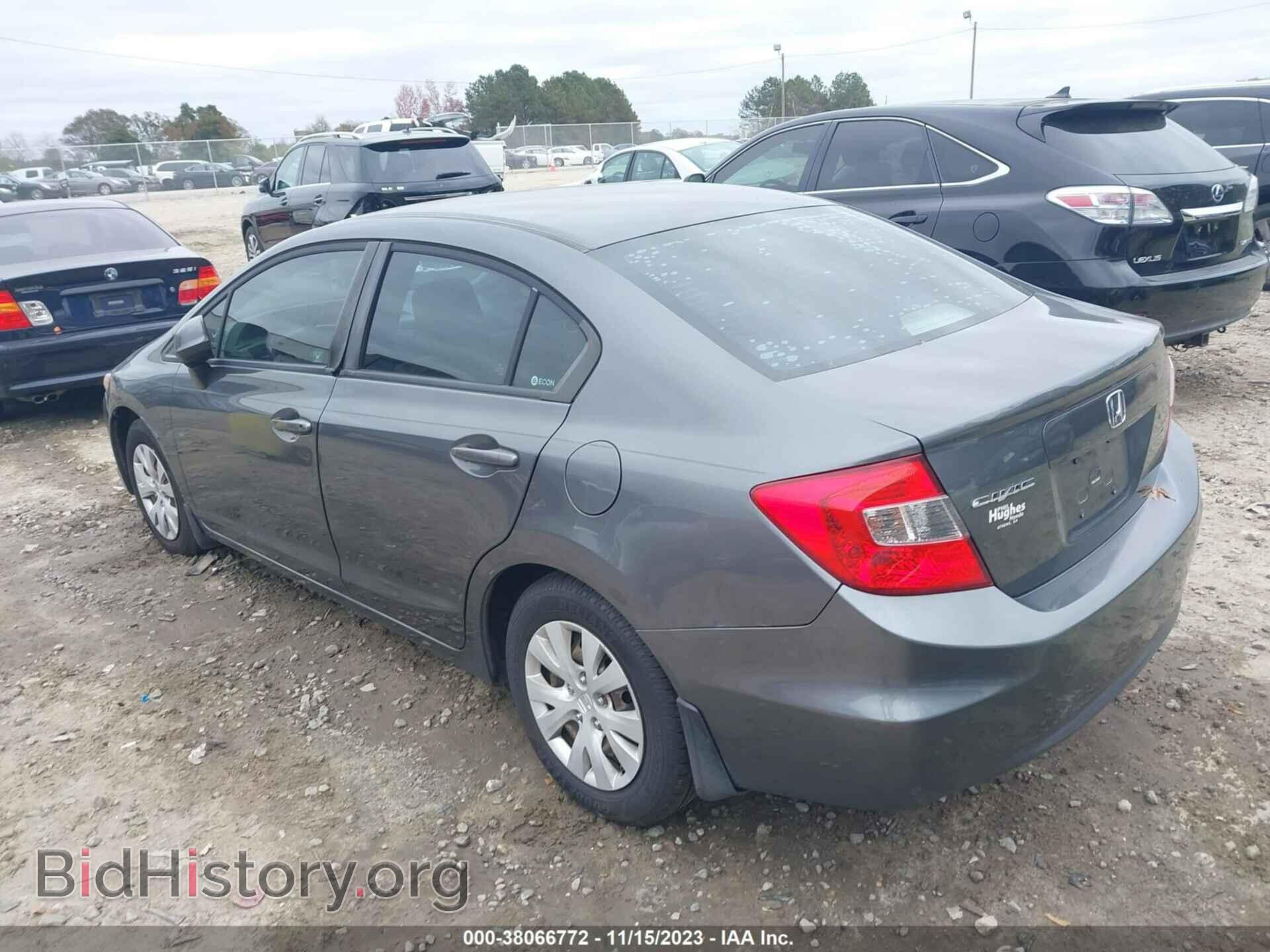 2012 HONDA CIVIC - VIN: 2HGFB2F53CH302869 - Photo 3